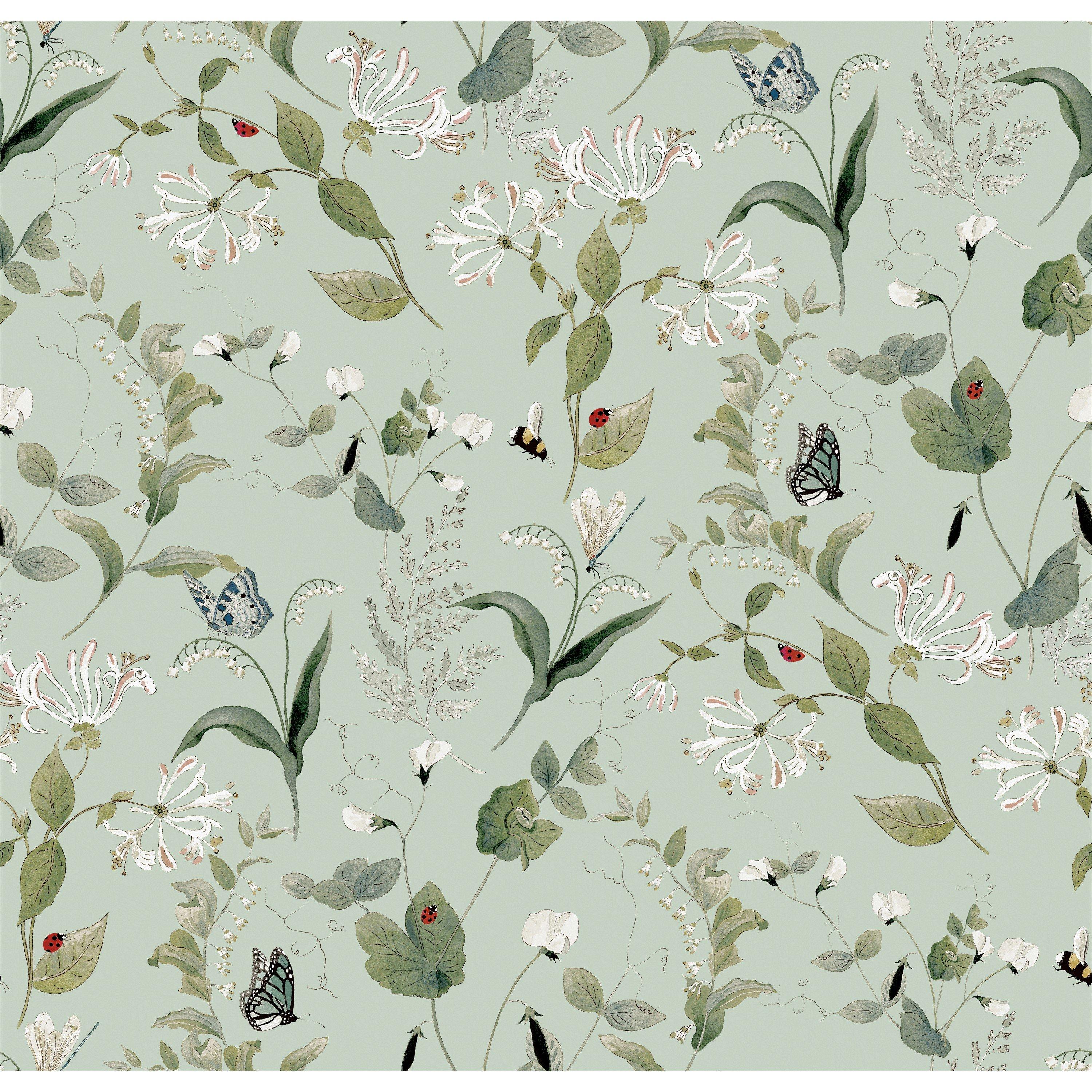 Wild Floral Wallpaper