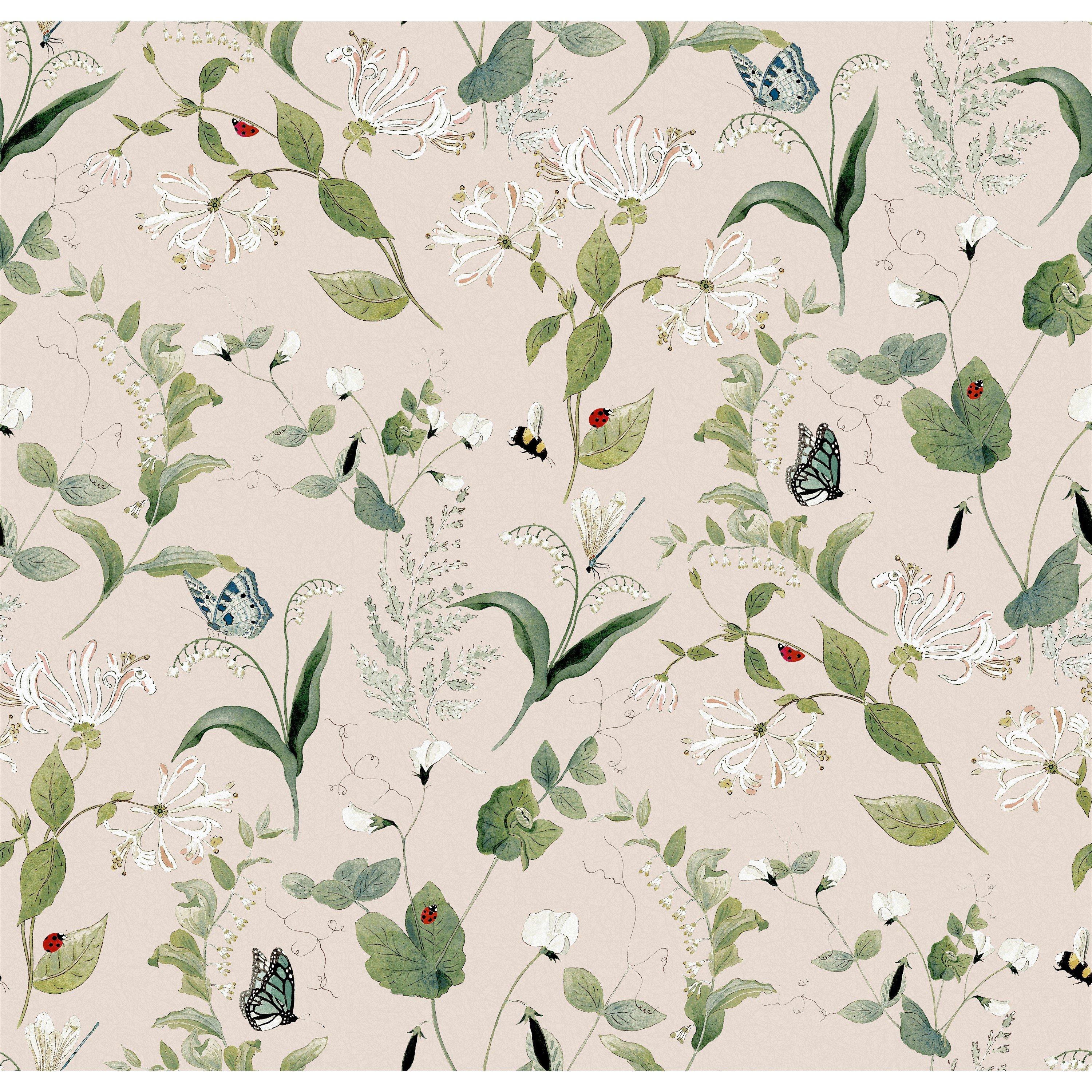 Rutland Stone - Sophie Allport - Wild Floral Wallpaper - 1