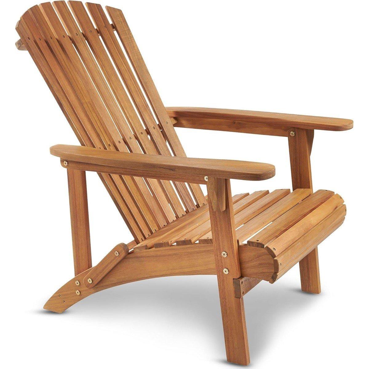 Brown - VonHaus - Hudson Adirondack Chair - 1
