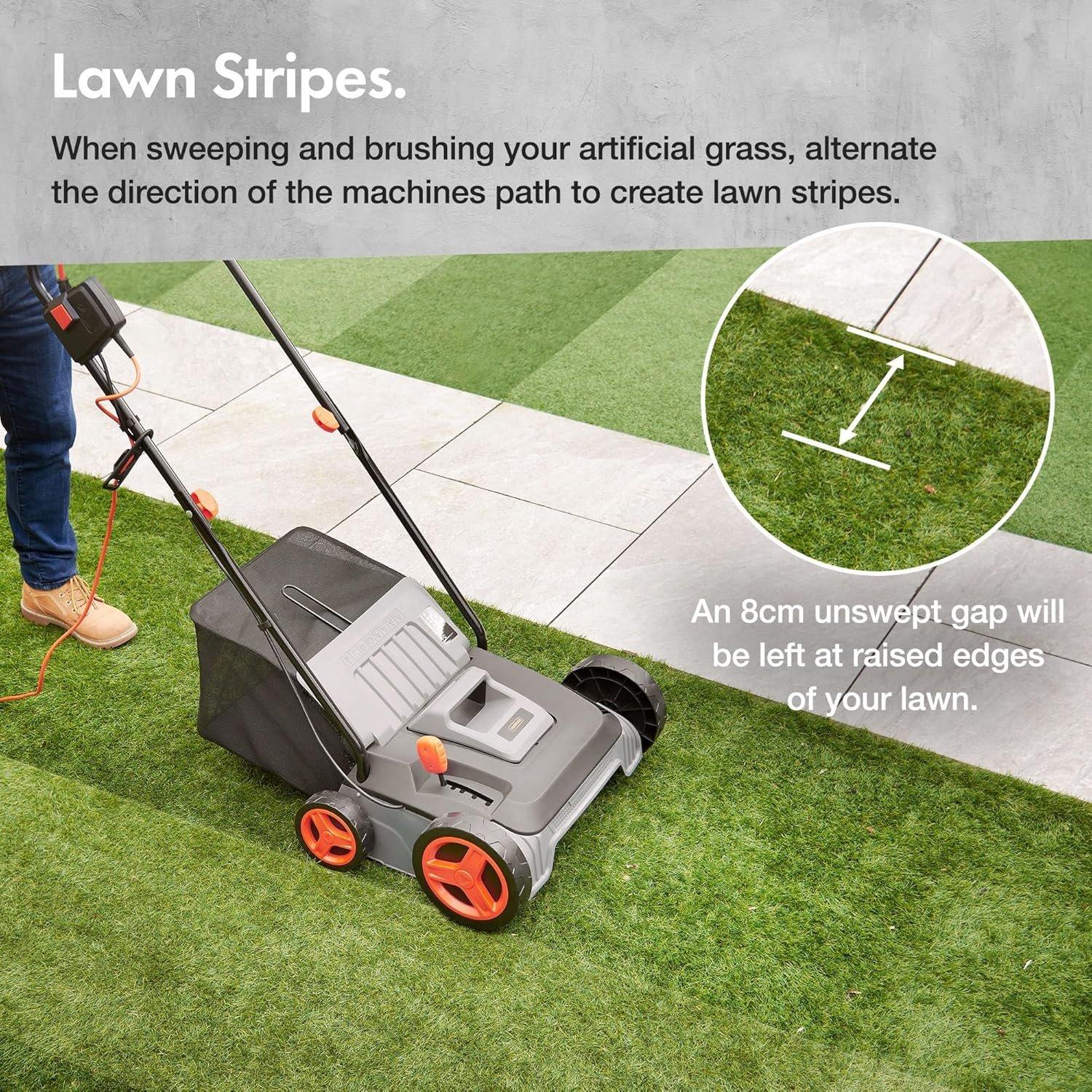 Grey - VonHaus - VonHaus - 1500W Artificial Grass Brush - 4