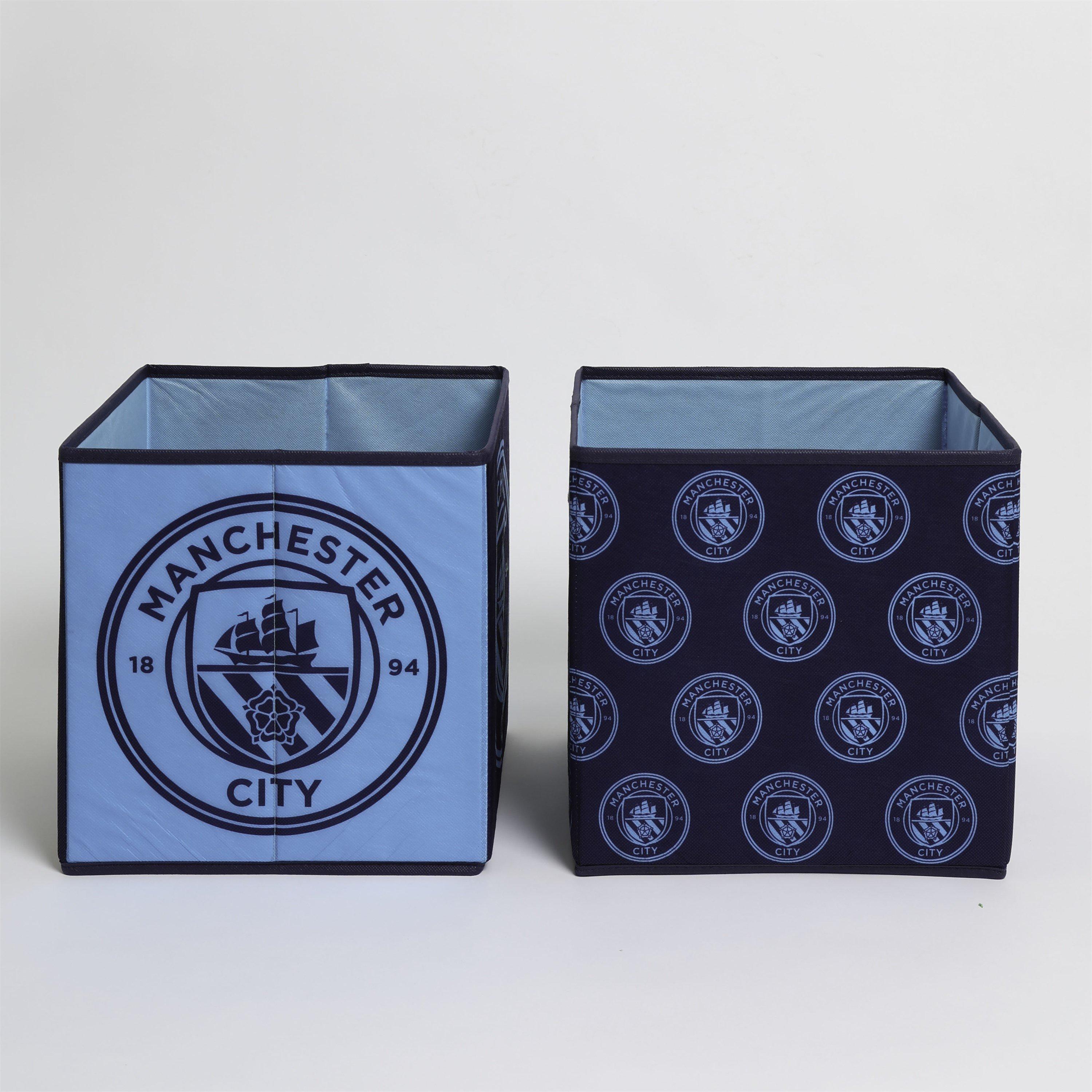 Blue - Manchester City FC - Manchester City Score Storage Cubes 2 Pack - 2