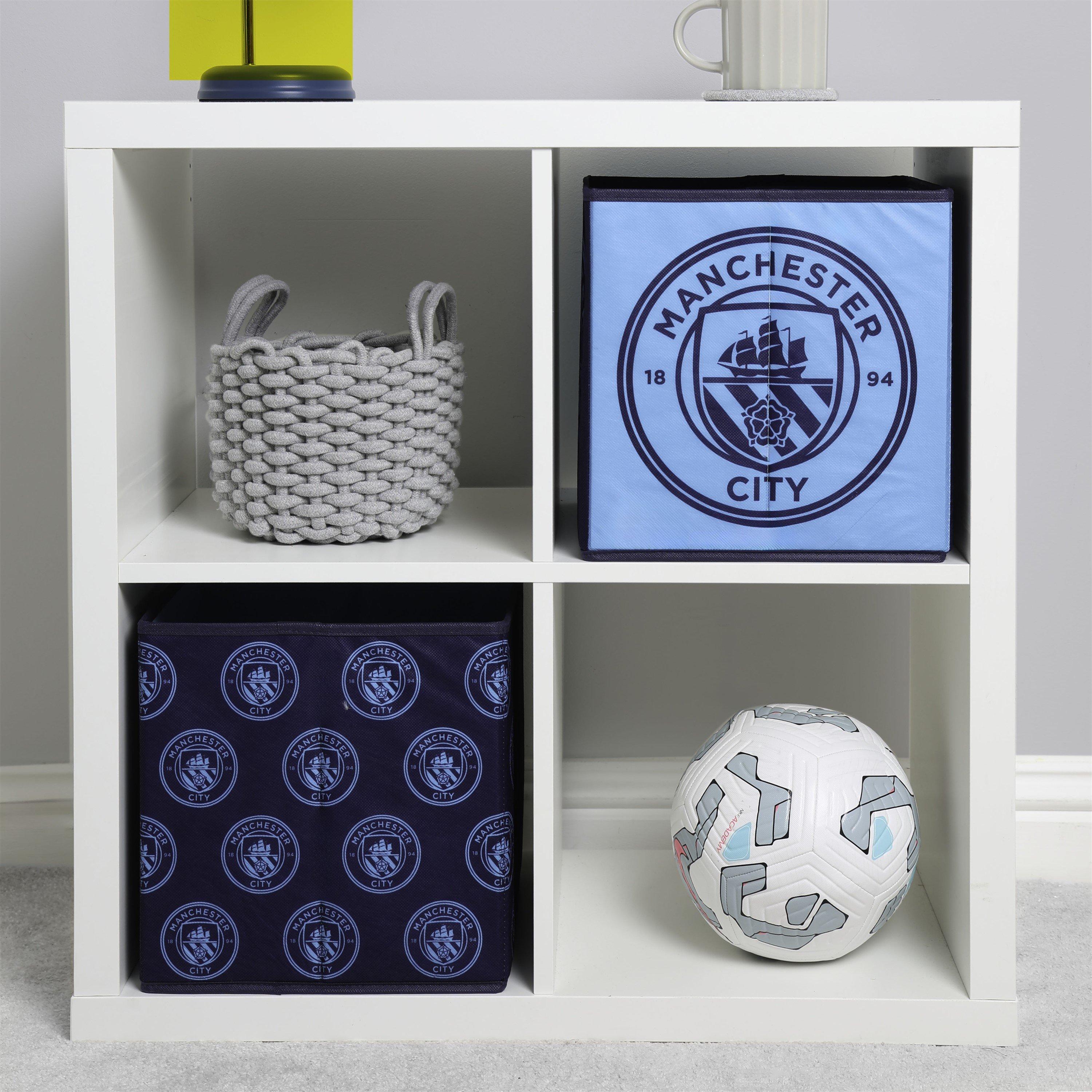 Blue - Manchester City FC - Manchester City Score Storage Cubes 2 Pack - 5