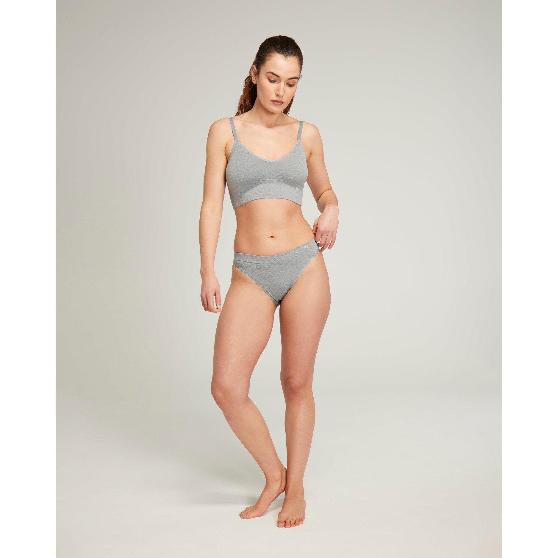 Storm Grey - Nudea - SEAMLESS HIGH LEG TENCEL SEAMLESS - 1