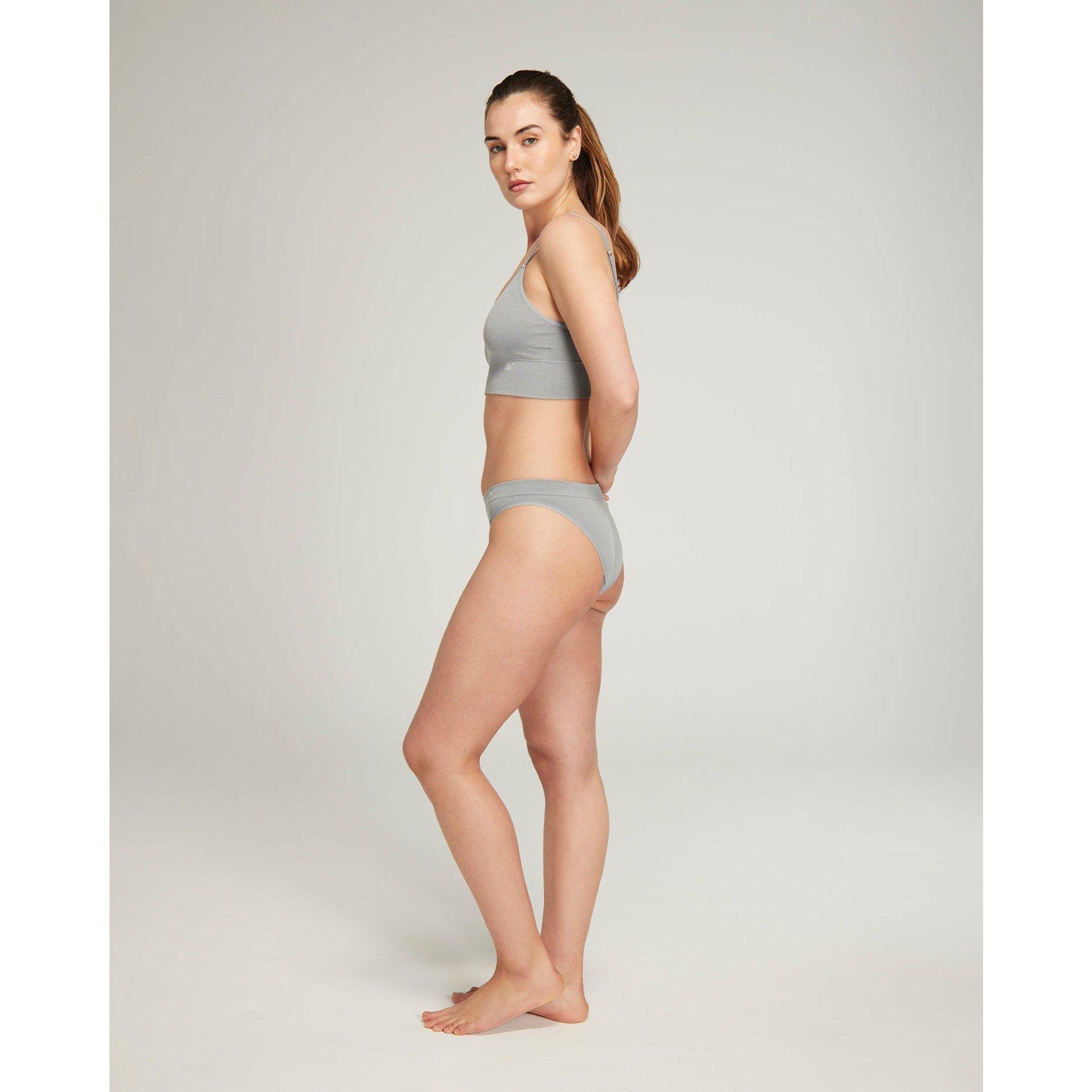 Storm Grey - Nudea - SEAMLESS HIGH LEG TENCEL SEAMLESS - 4