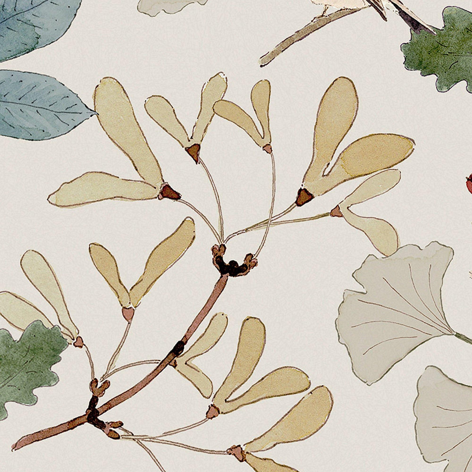 Off White - Sophie Allport - Orchard Birds Wallpaper - 4