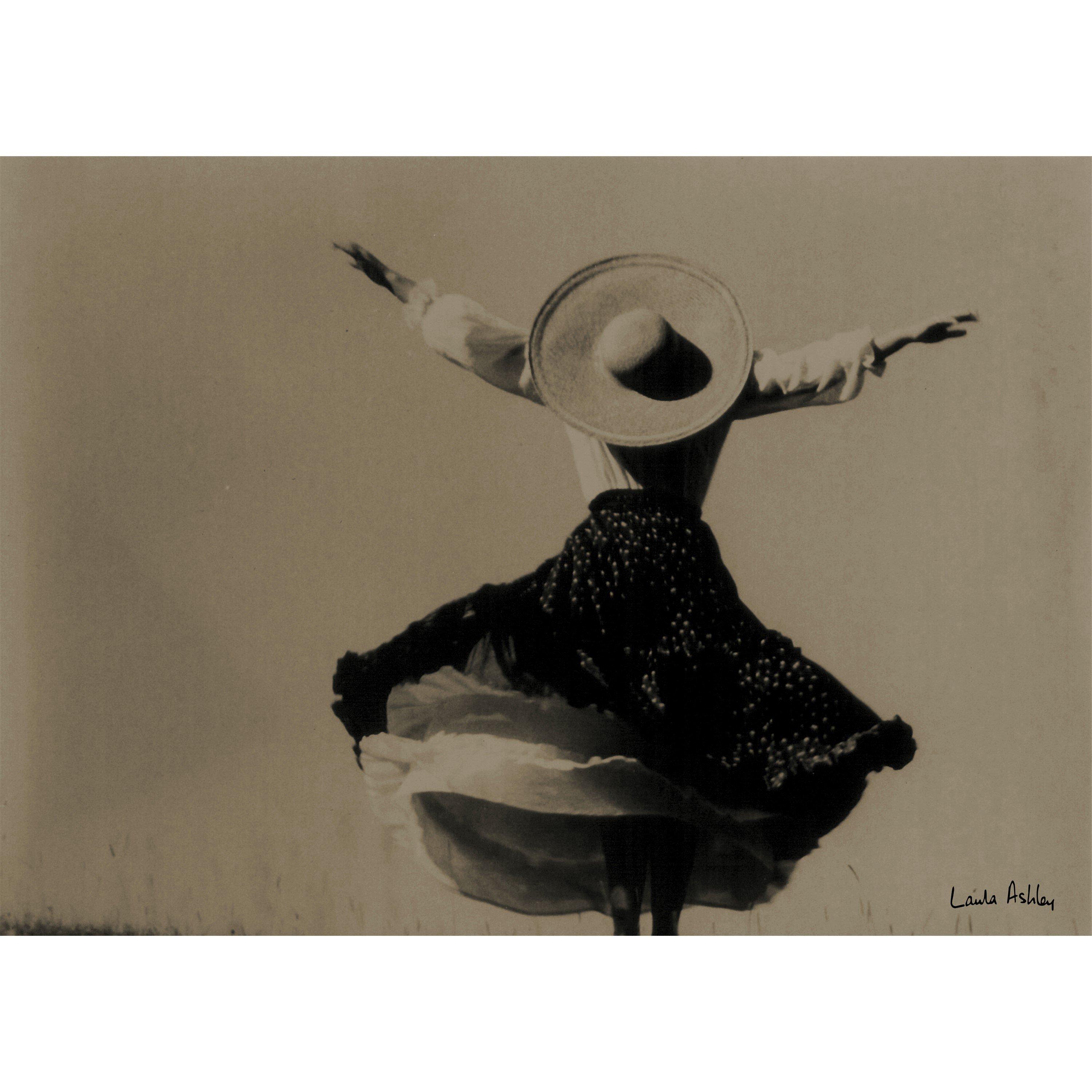 Black - Laura Ashley - Archive Fashion Photography Print in a Black Frame - 2