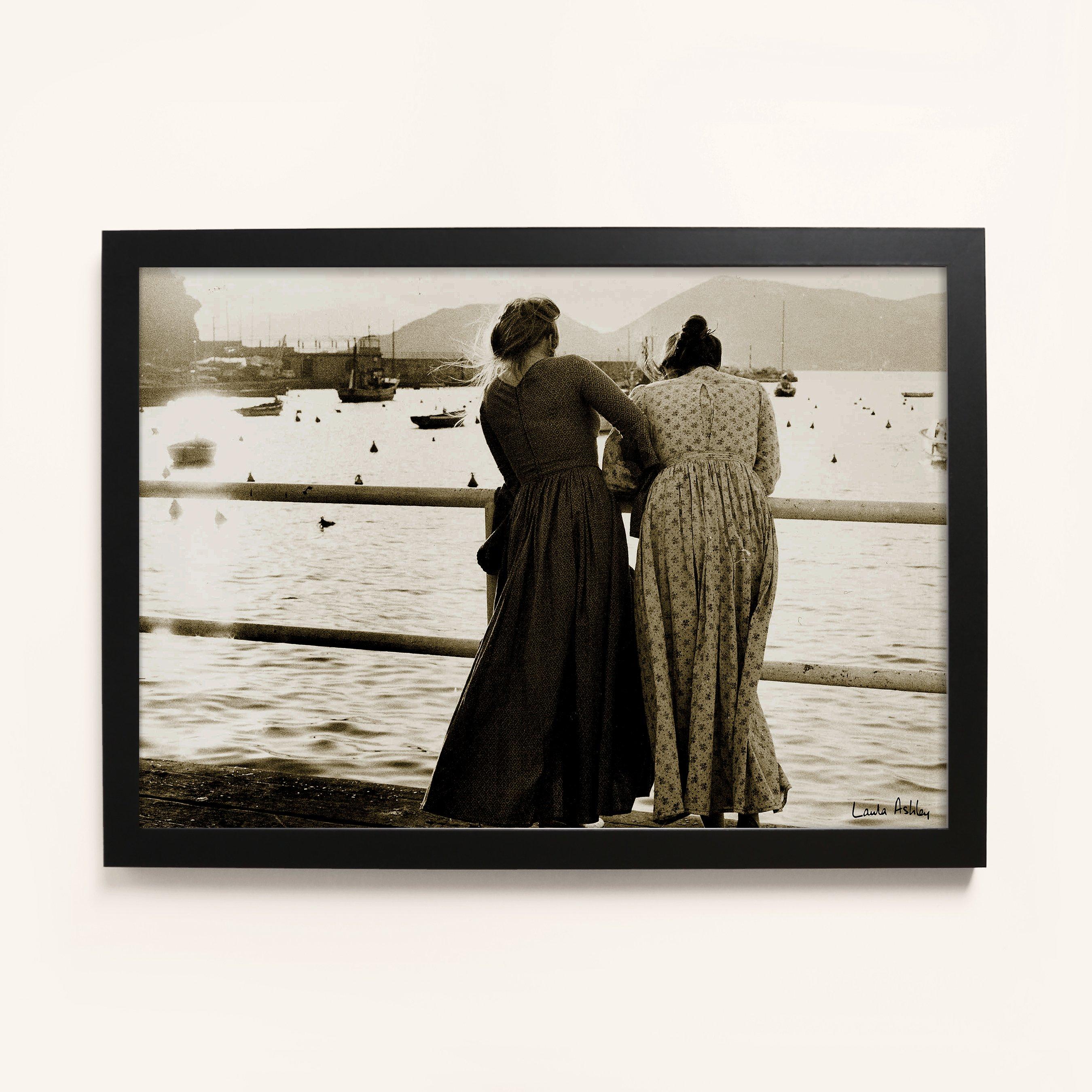 Black - Laura Ashley - Harbour Archive Fashion Photography Print in a Bla - 1