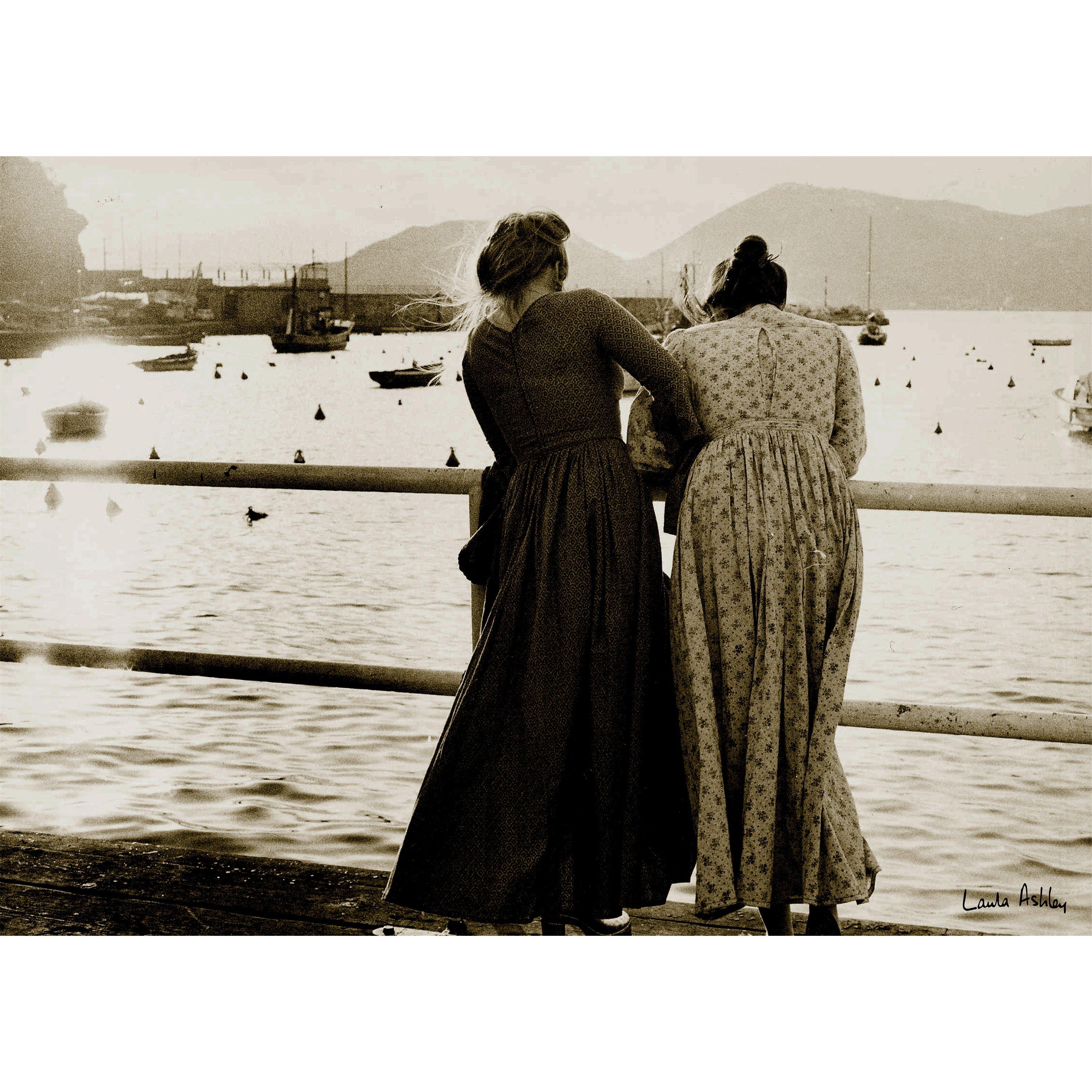 Black - Laura Ashley - Harbour Archive Fashion Photography Print in a Bla - 3