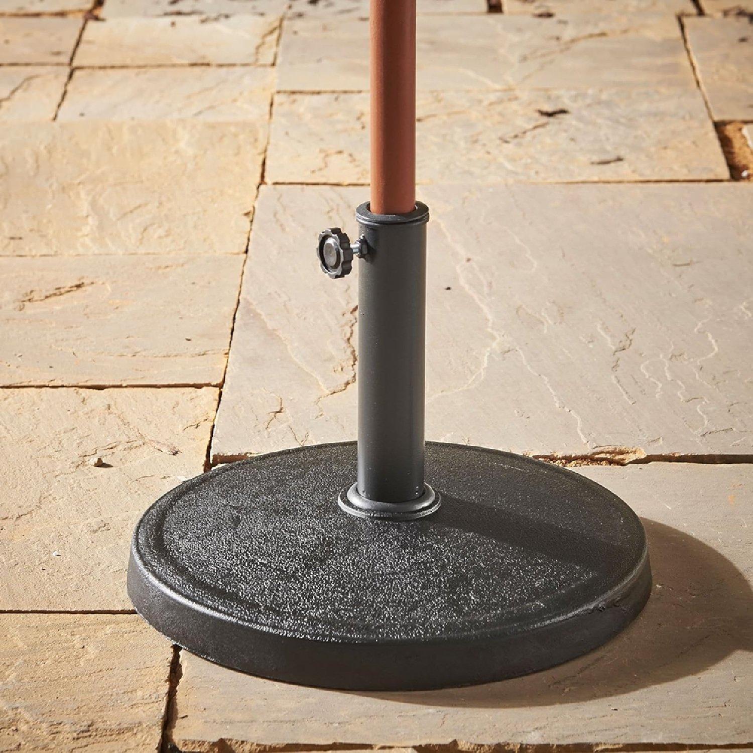 Black - VonHaus - VonHaus  12Kg Parasol Base - 4