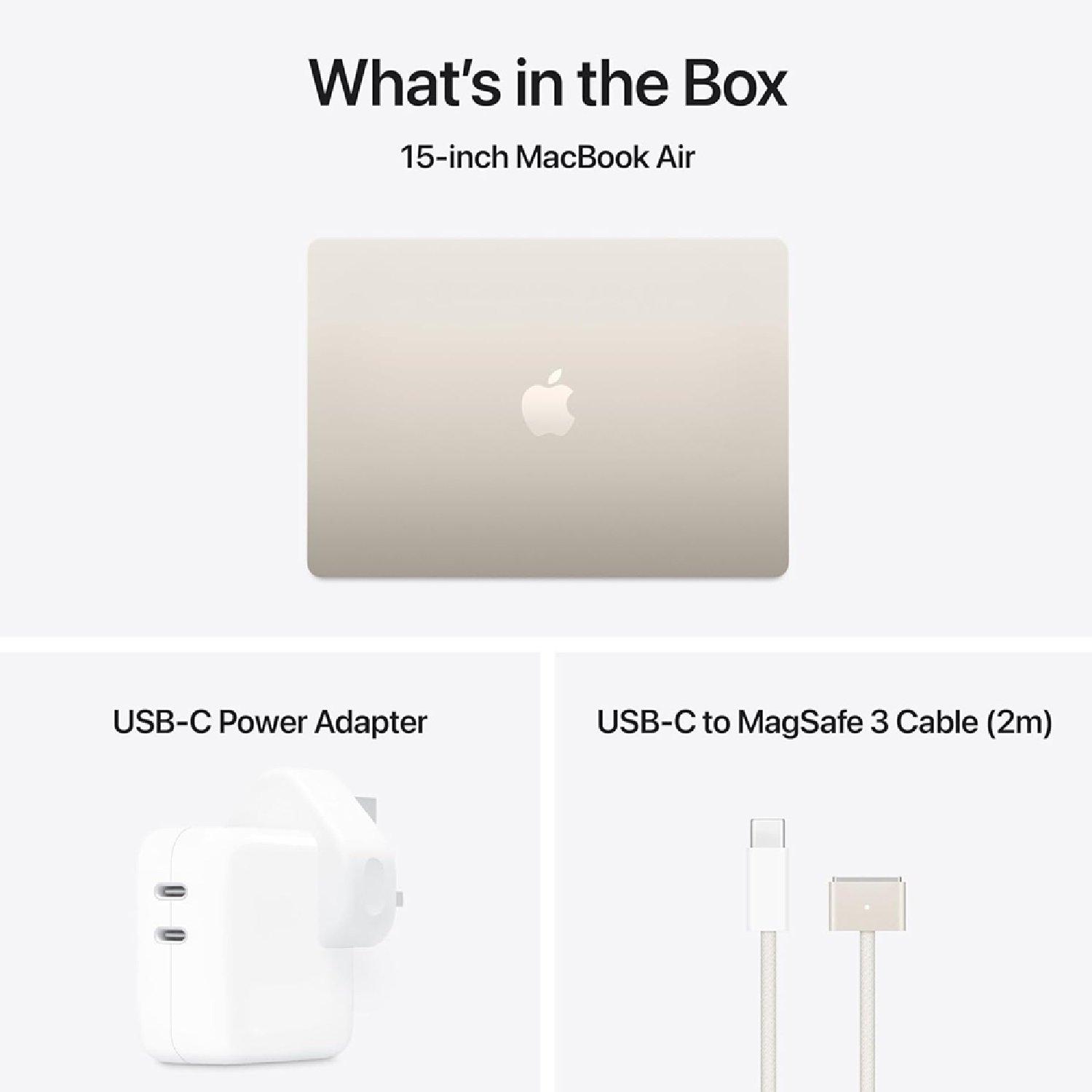 Starlight - Apple - Macbook Air 15 M4 10 Core 24GB 512GB (2025) - 6