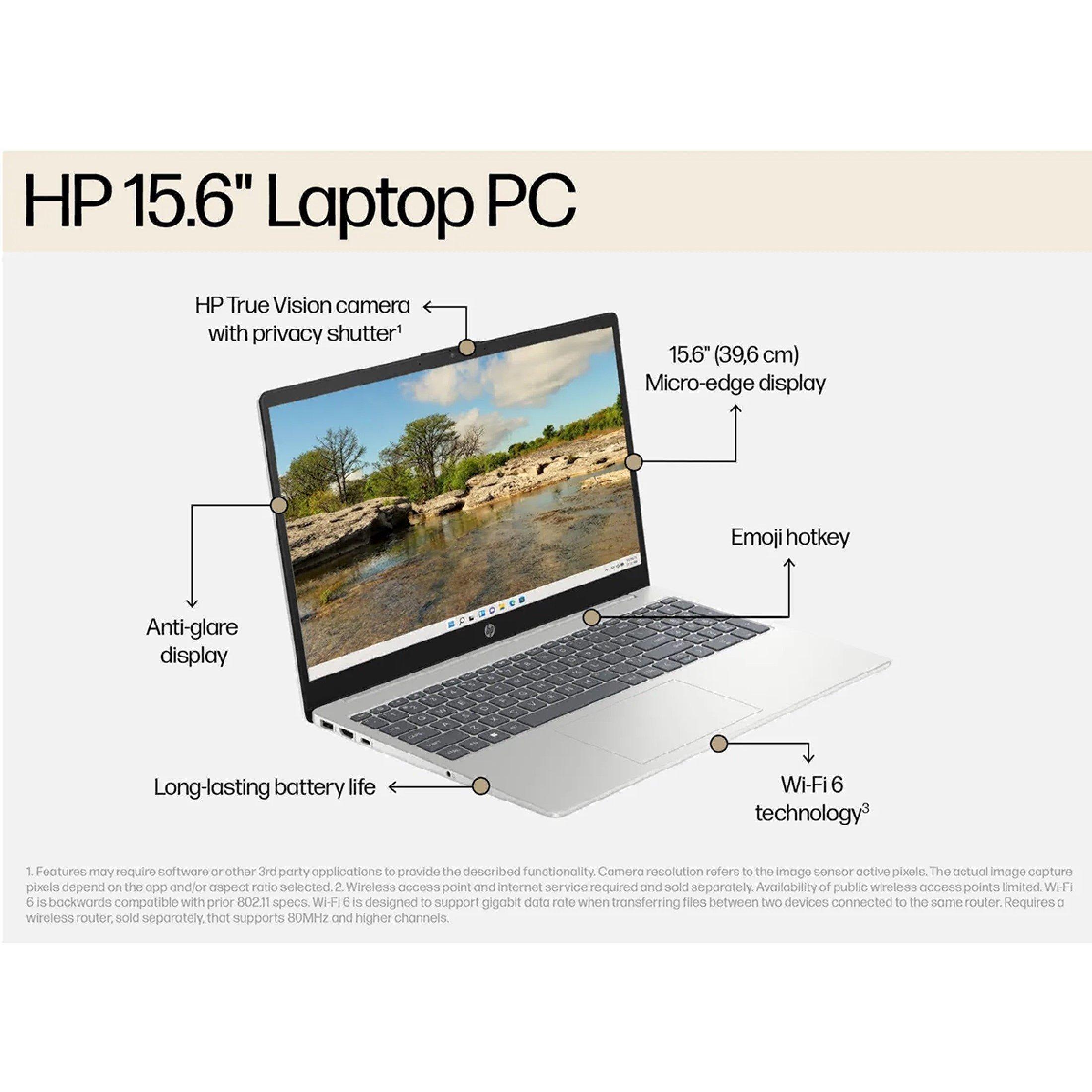 Silver - HP - HP Pavilion SE 15 Intel i3 8GB 256GB Win 11 - 3
