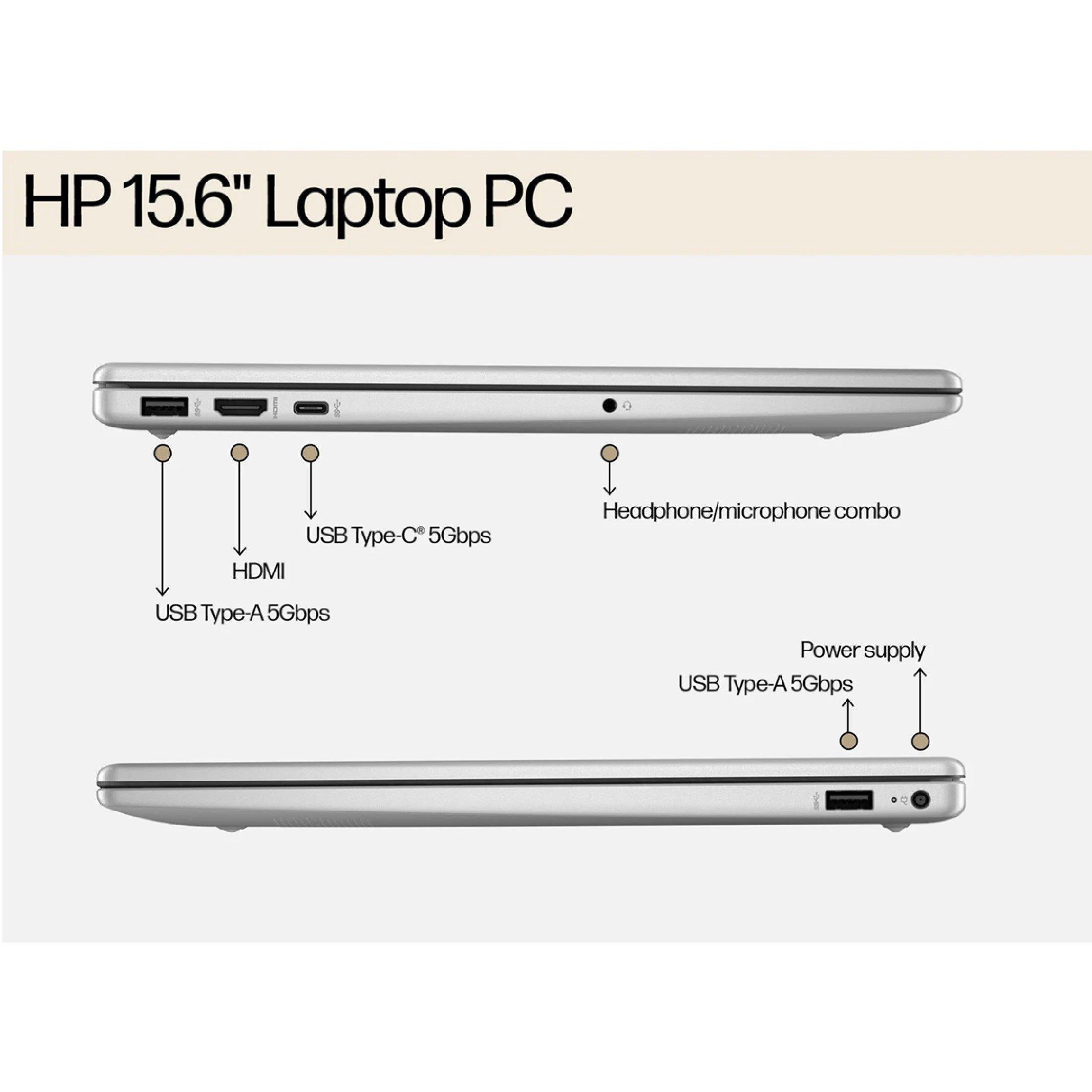 Silver - HP - HP Pavilion SE 15 Intel i3 8GB 256GB Win 11 - 4