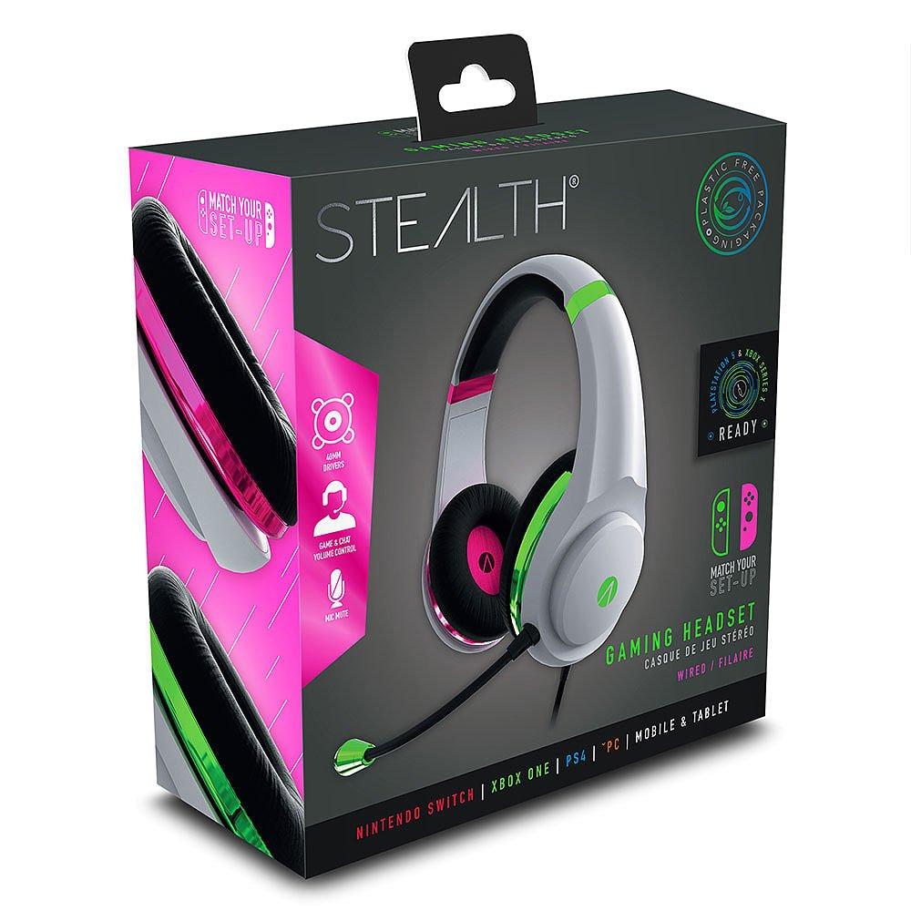 Pink/Green - Stealth - Pink and Green Gaming Headset - 2