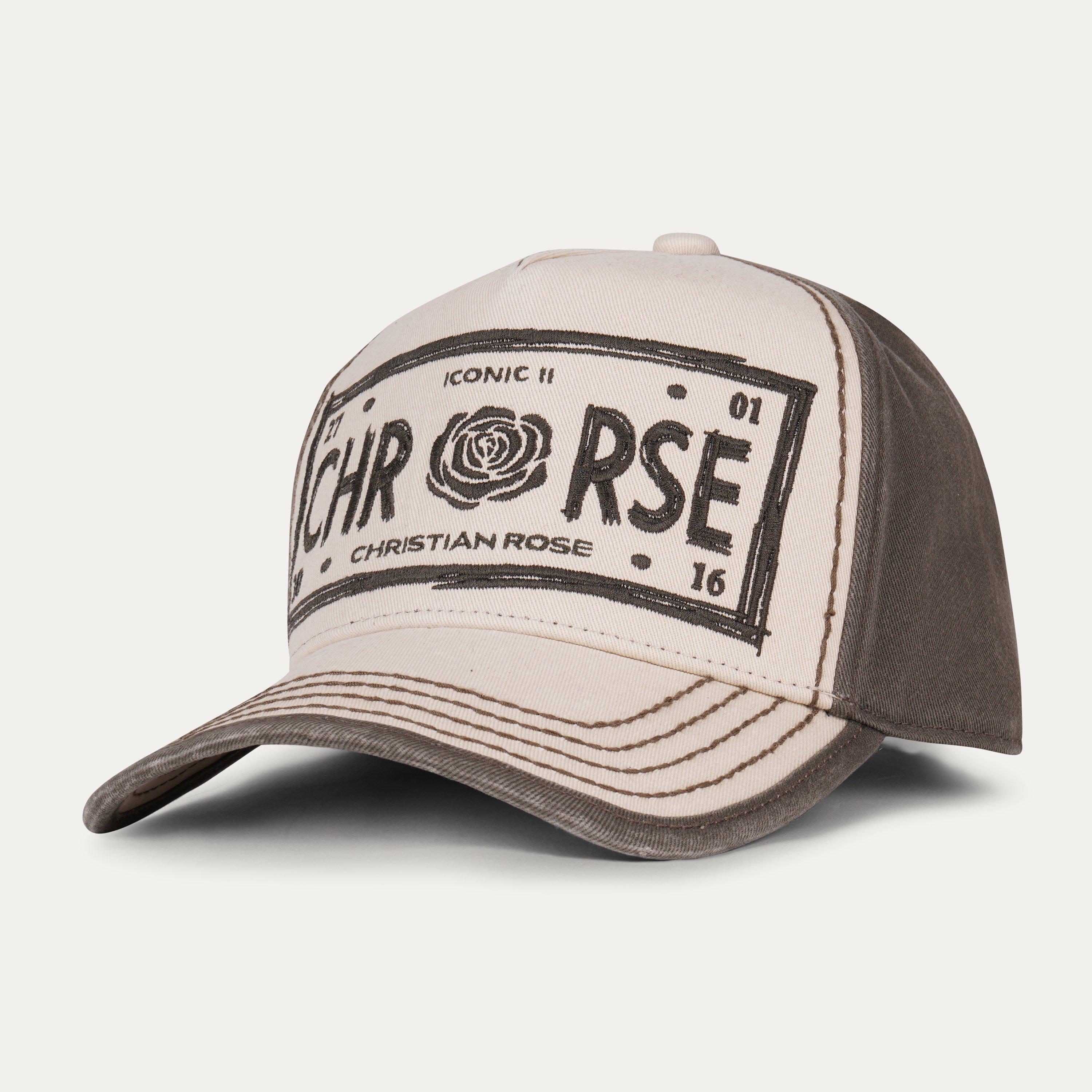 Christian Rose Men's Vintage Plate Sketch Trucker Cap