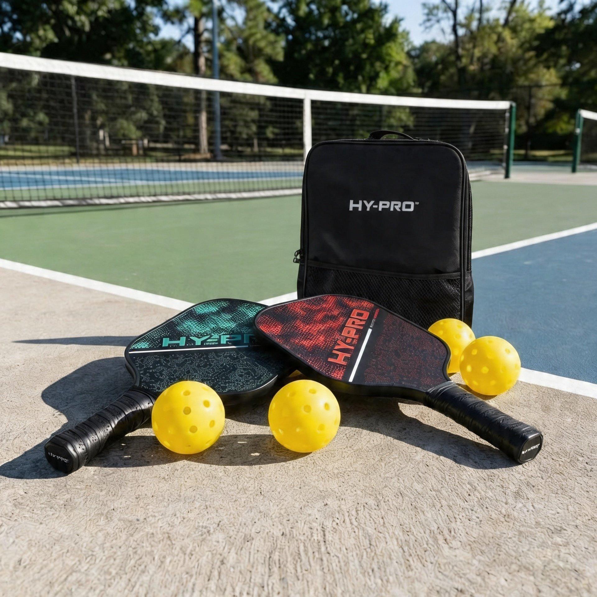Multi - Hy-Pro - Hy-Pro Pickleball - Fibreglass Set (2 Person) - 2