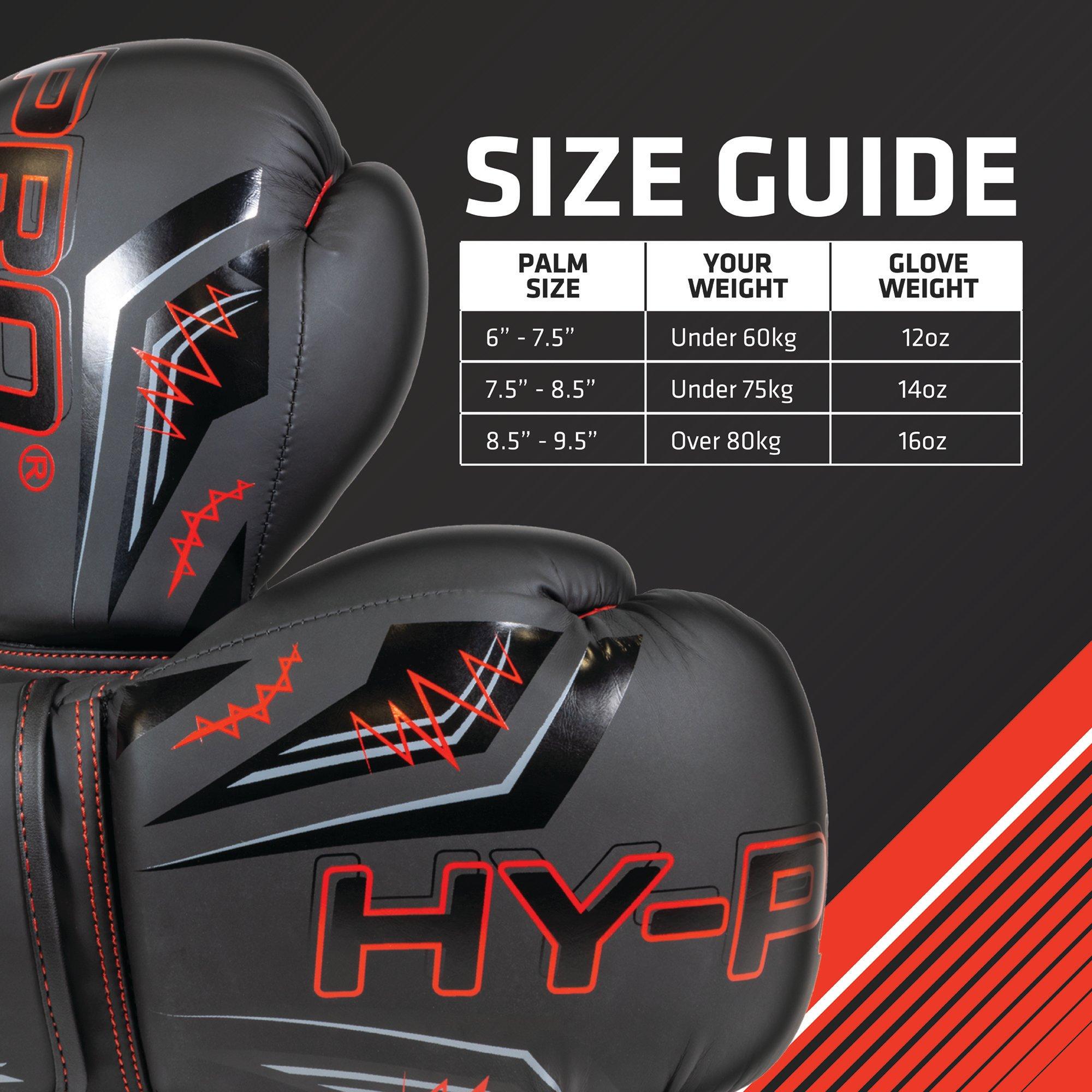 Black - Hy-Pro - Hy-Pro PU 12oz Boxing Gloves - 2