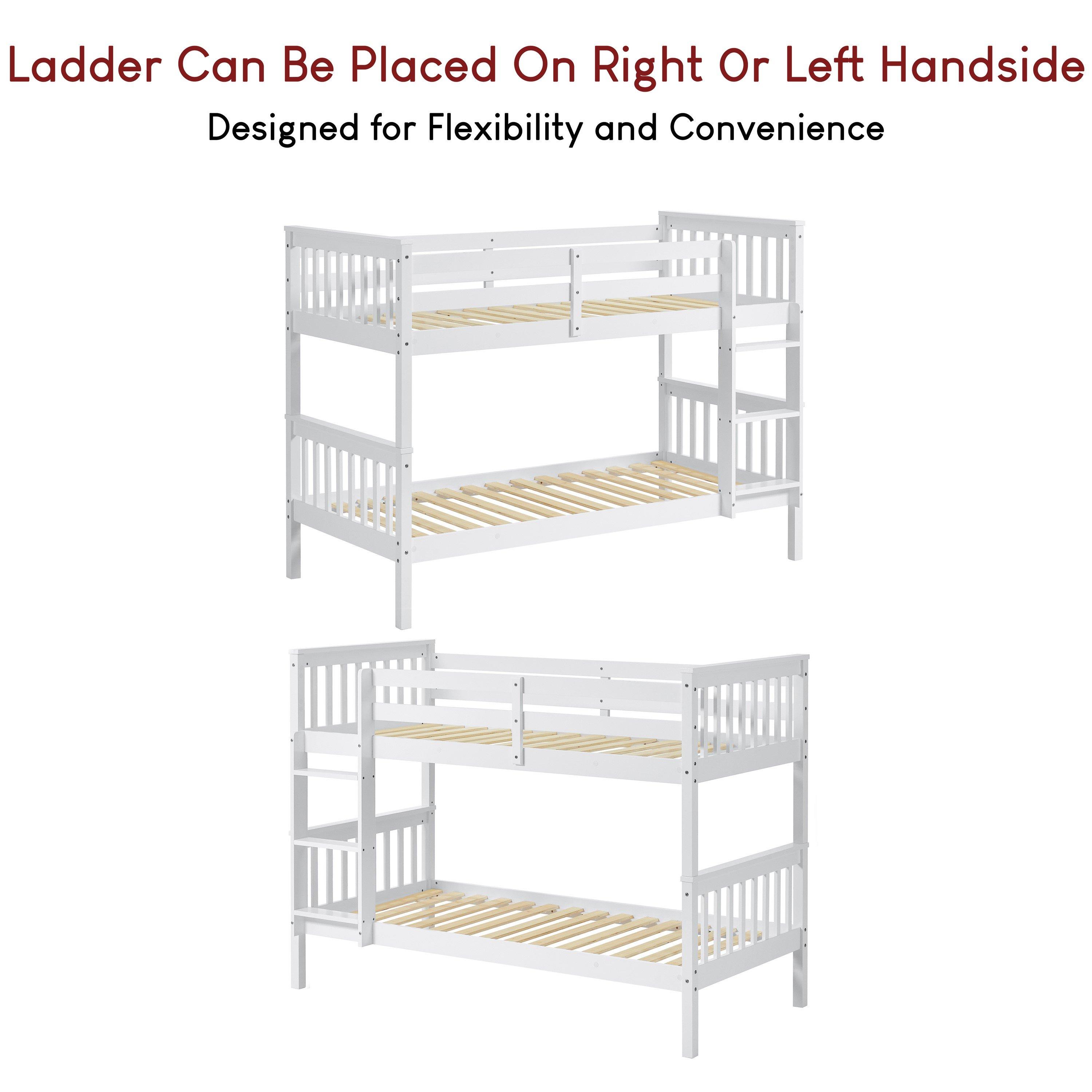 White - Lassic - Vida Designs Milan Bunk Bed - 6