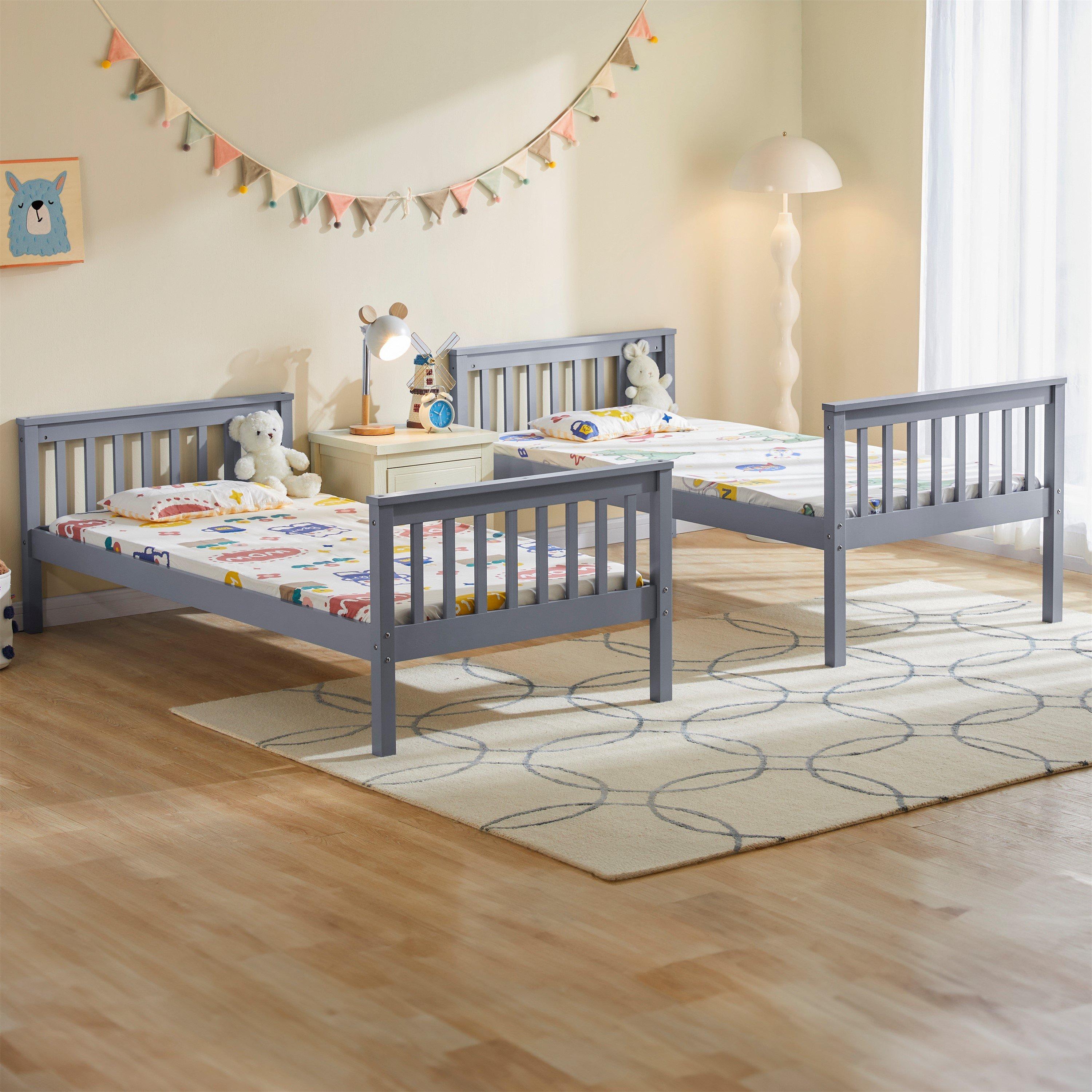 Grey - Lassic - Vida Designs Milan Bunk Bed - 3