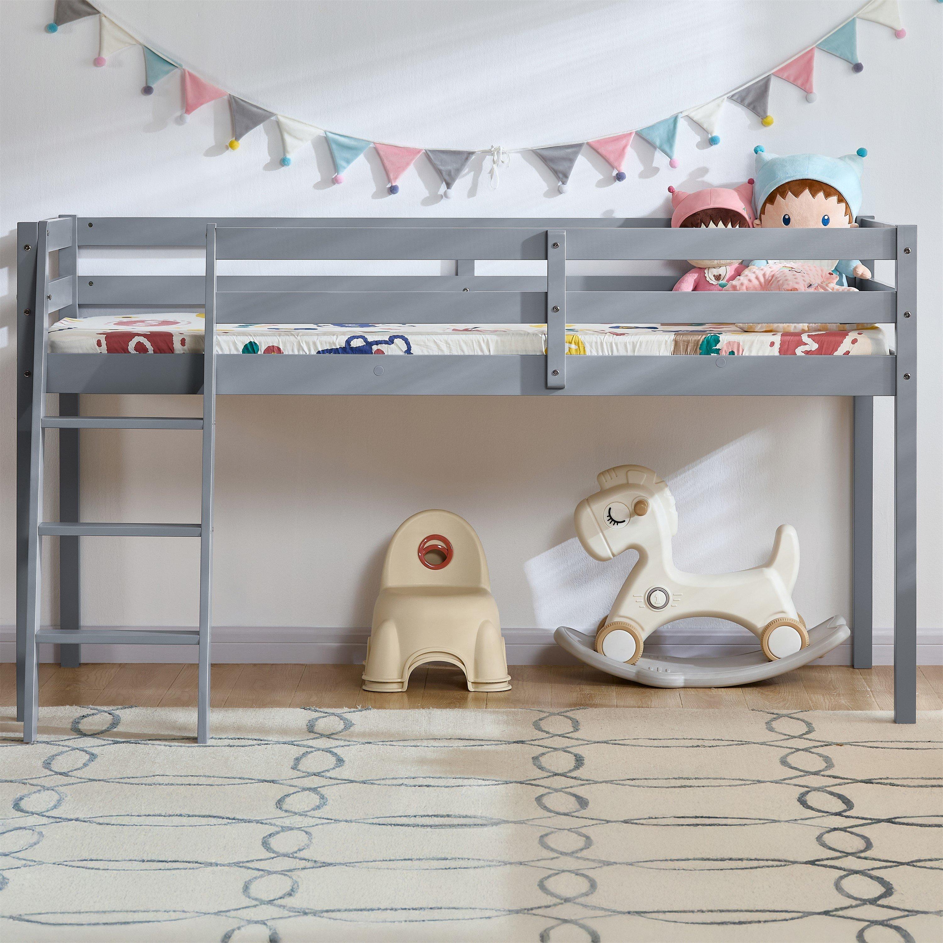 Grey - Lassic - Vida Designs Sydney Bunk Bed - 3