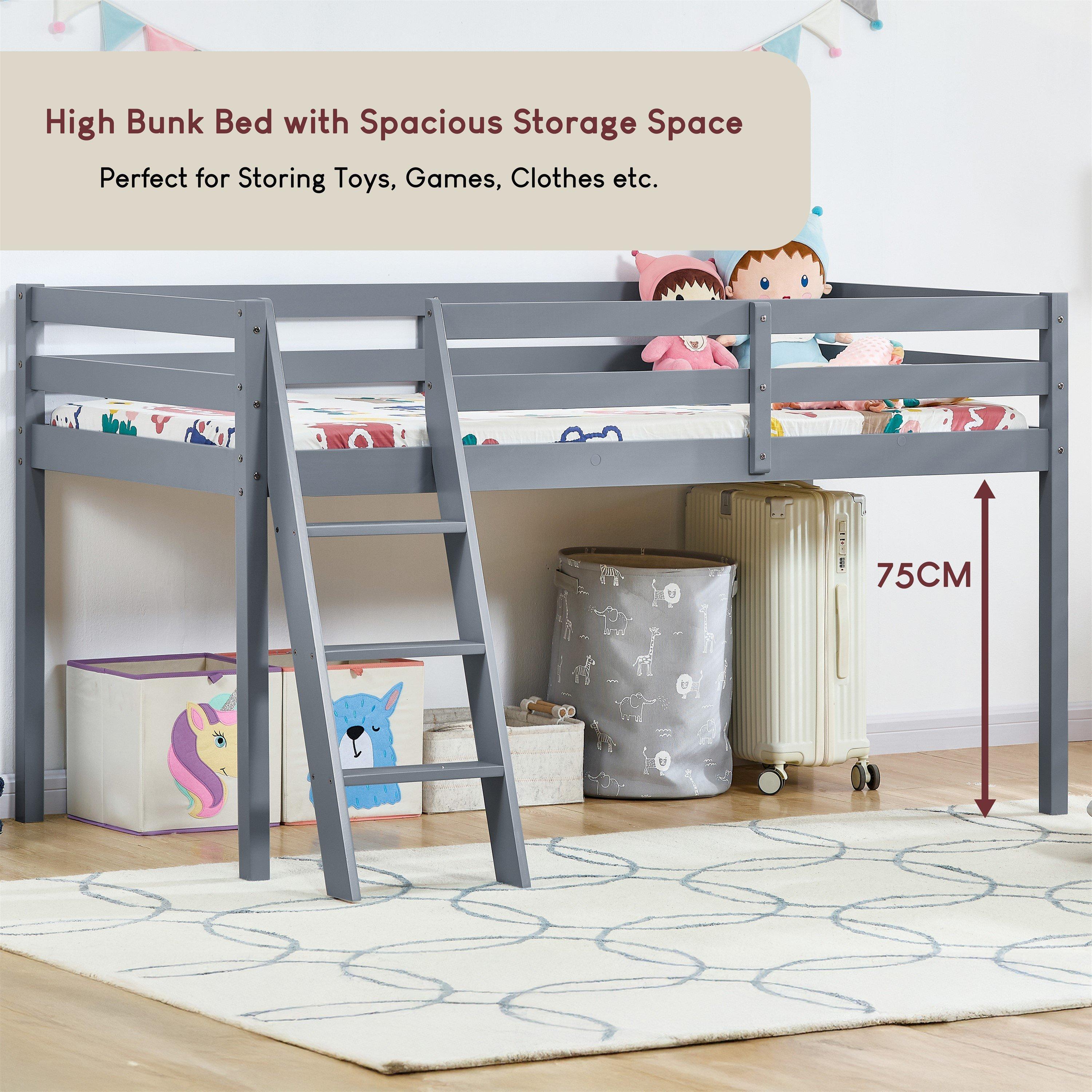 Grey - Lassic - Vida Designs Sydney Bunk Bed - 6
