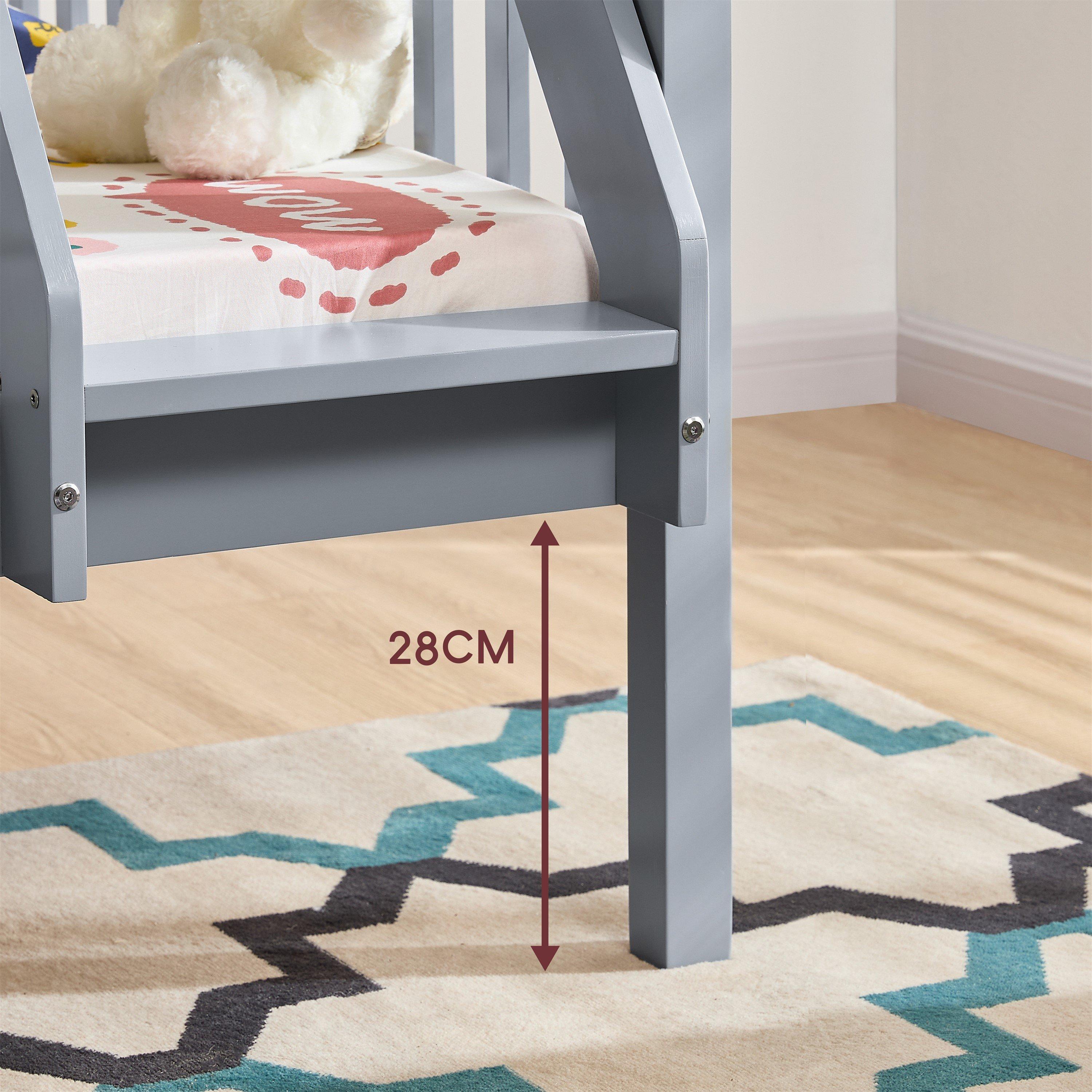 Grey - Lassic - Vida Designs Milan Triple Sleeper Bunk Bed - 7