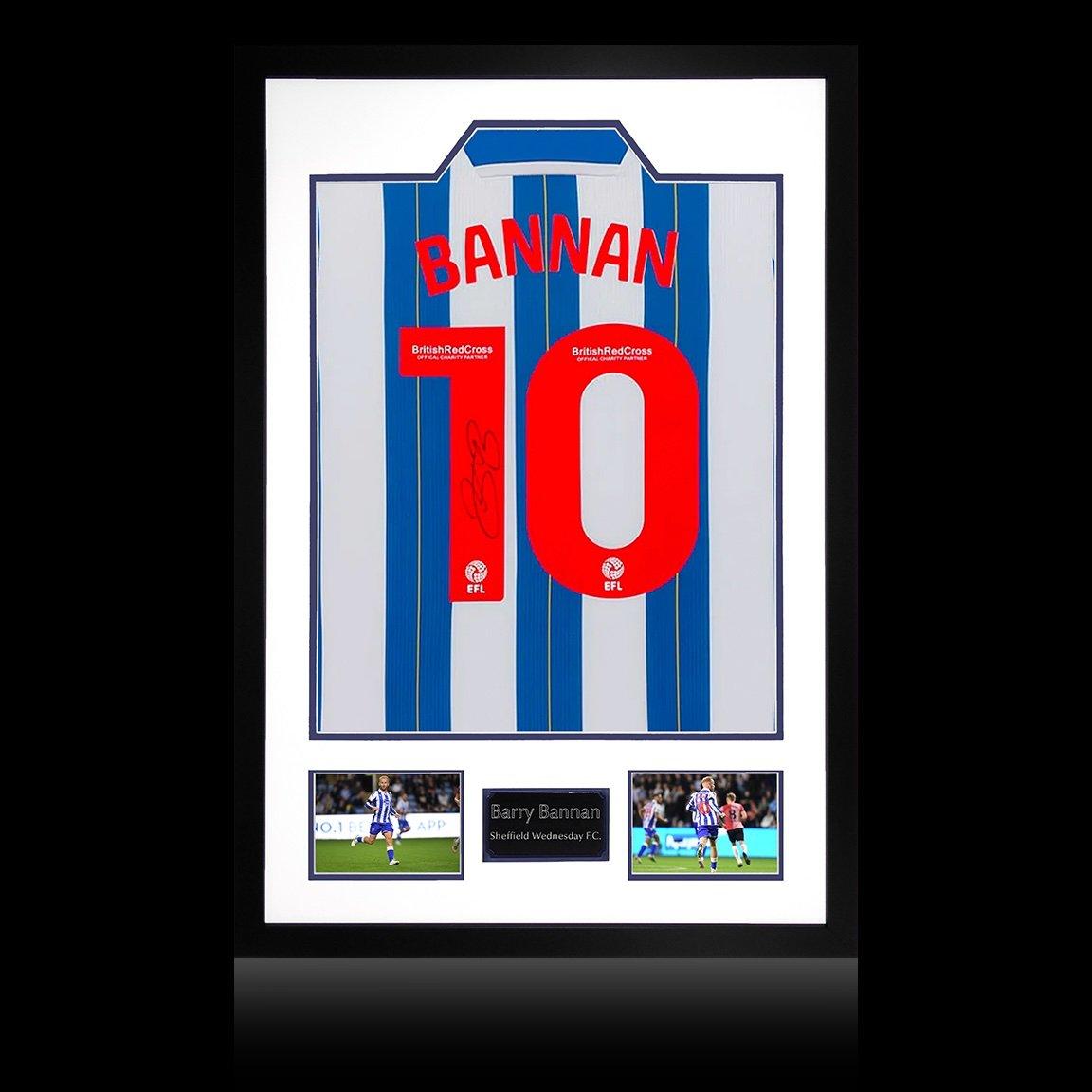 Blue - The Fan Cave - Barry Bannan Signed SheffieldWednesday 23/24 Shirt - 1