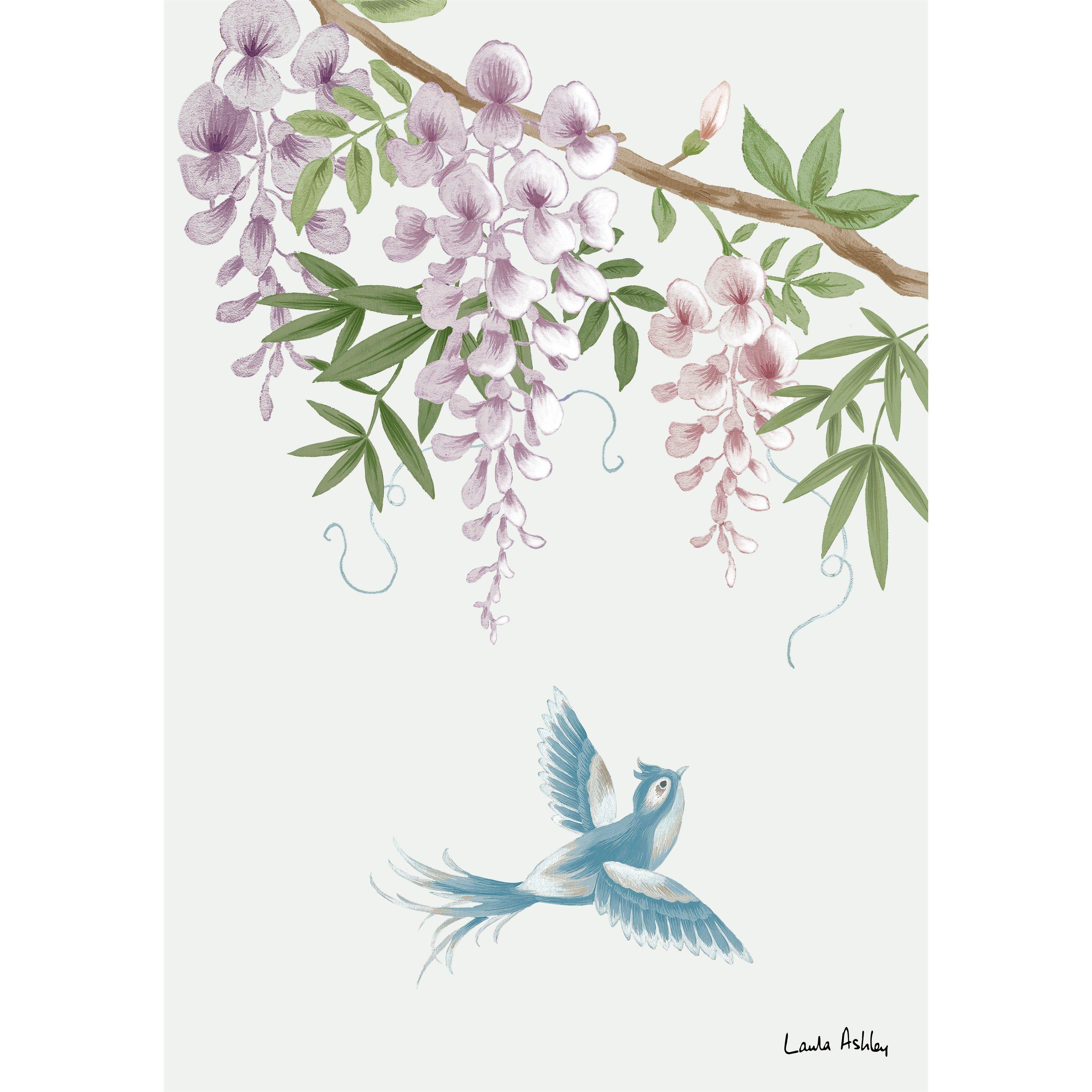 Blue - Laura Ashley - Rowsham Garden Print in a White Frame - 3