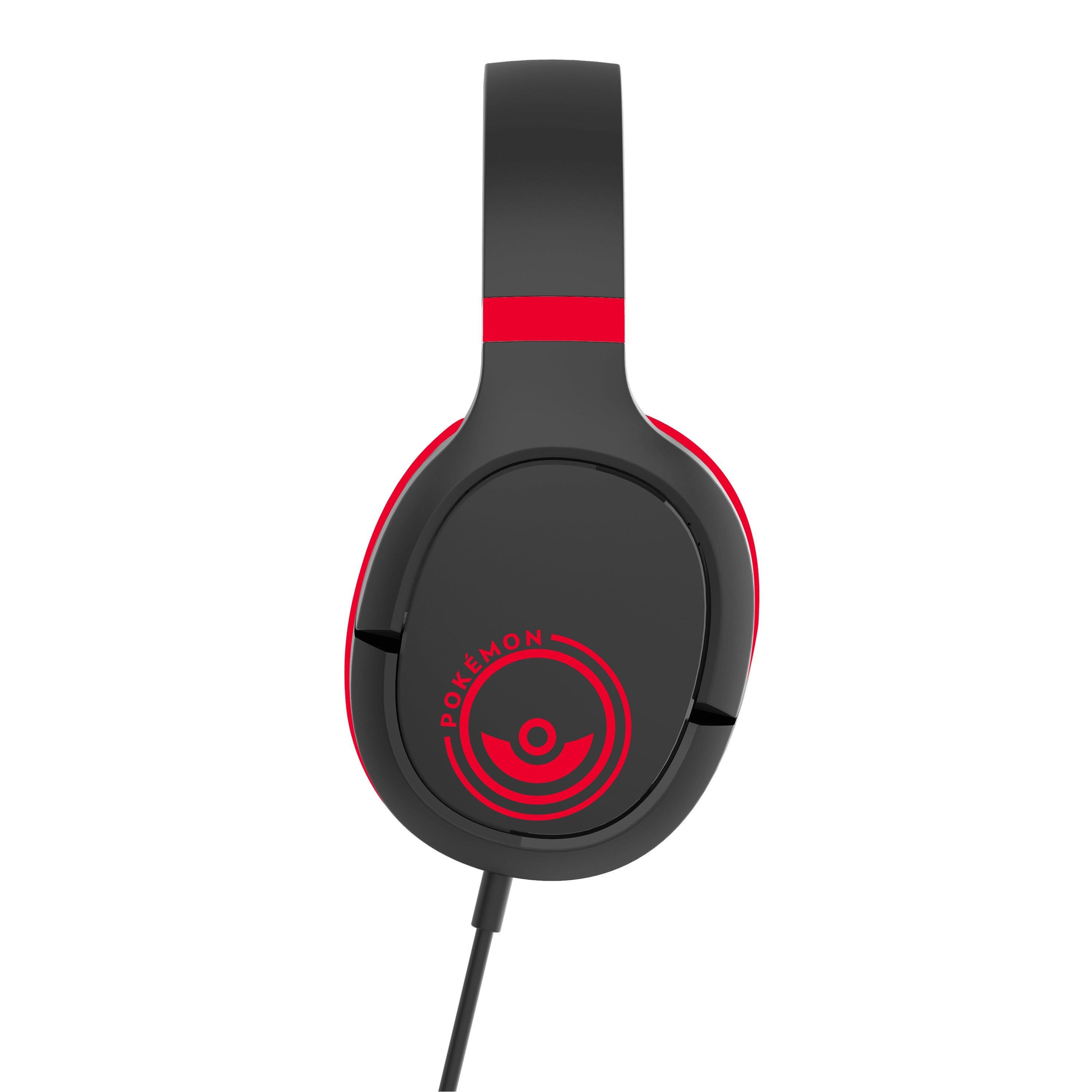 Black/Red - Pokemon - OTL Pro G1 Pokémon Black/Red Gaming Headphones - 3