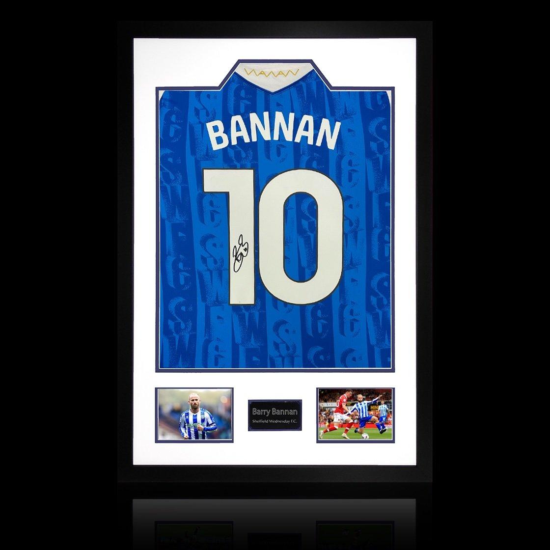 Blue - The Fan Cave - Barry Bannan Signed SheffieldWednesday 25/26 Shirt - 1