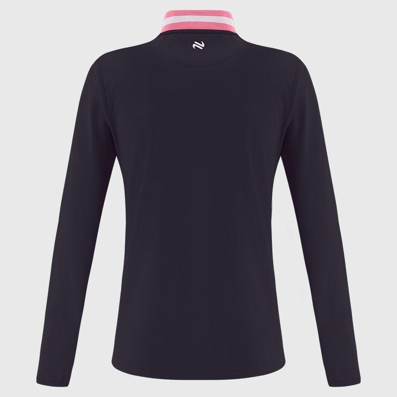 Navy/Pink/White - ONeills - Tipperary Nepal Half Zip Top Ladies - 2