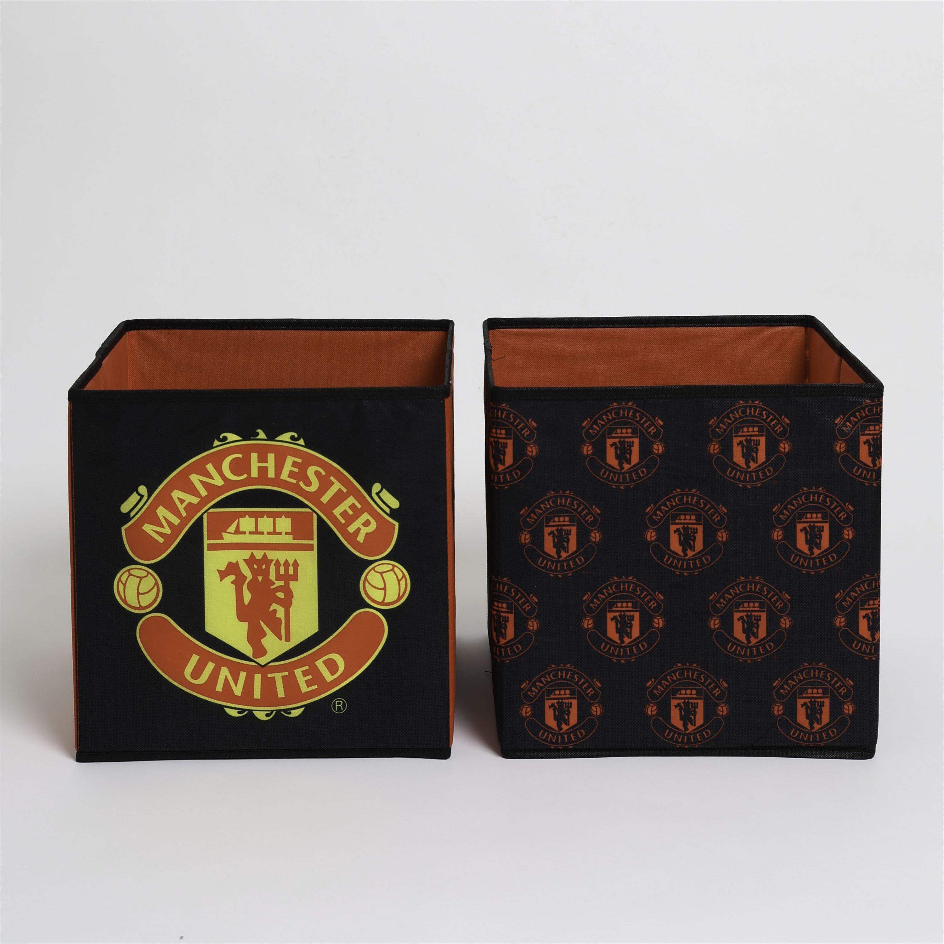 Red - Manchester United FC - Manchester United Shot Storage Cubes 2 Pack - 1