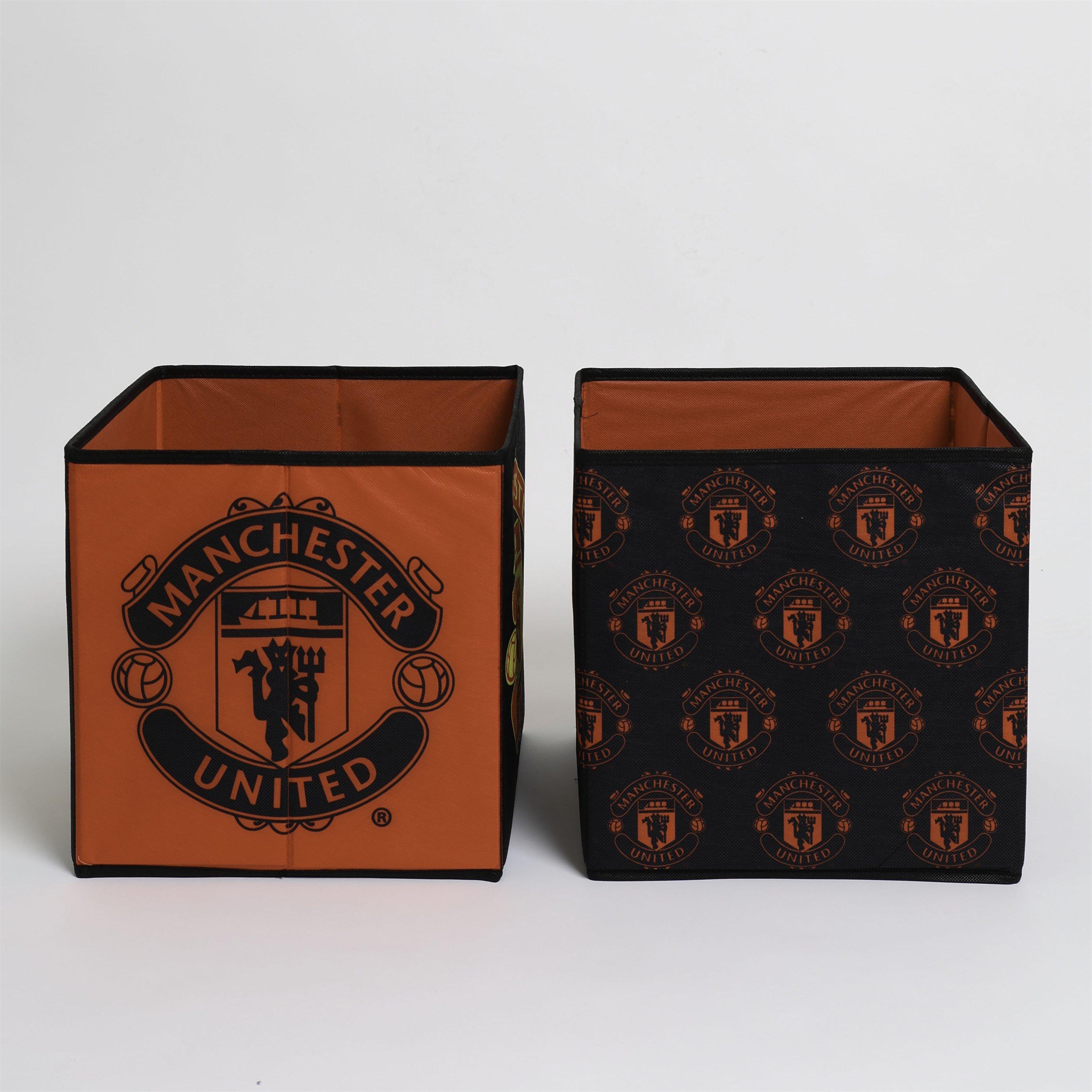 Red - Manchester United FC - Manchester United Shot Storage Cubes 2 Pack - 3