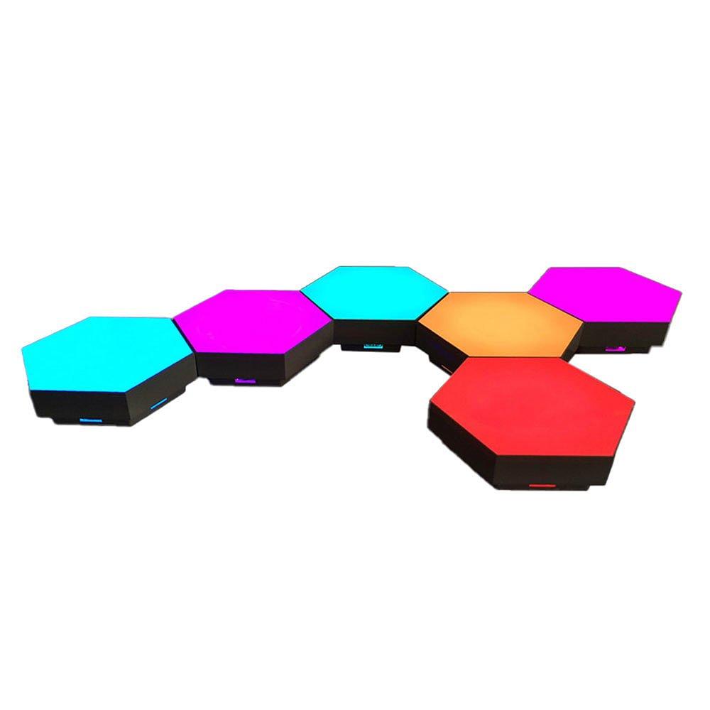 Multi Kleur - Numskull - Numskull LED Gaming Lights - Hexagon - 3