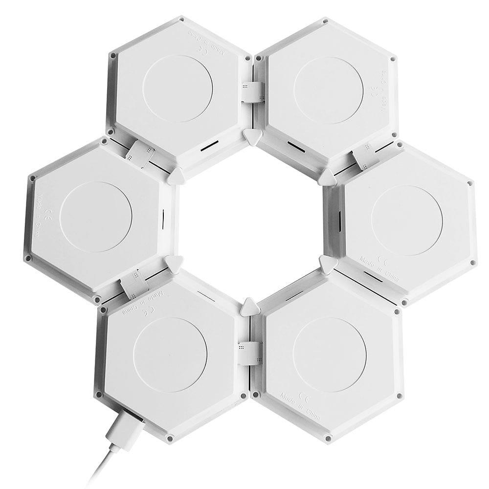 Multi Kleur - Numskull - Numskull LED Gaming Lights - Hexagon - 6