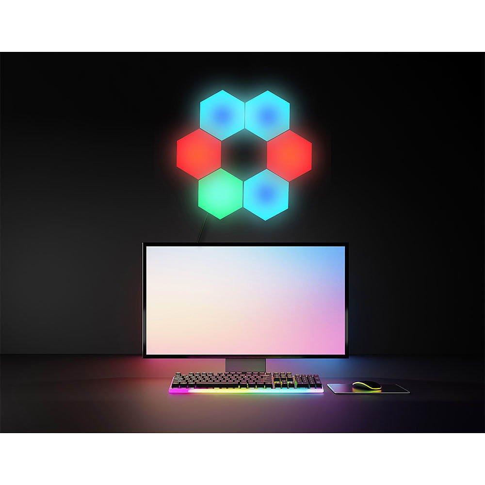 Multi Kleur - Numskull - Numskull LED Gaming Lights - Hexagon - 7