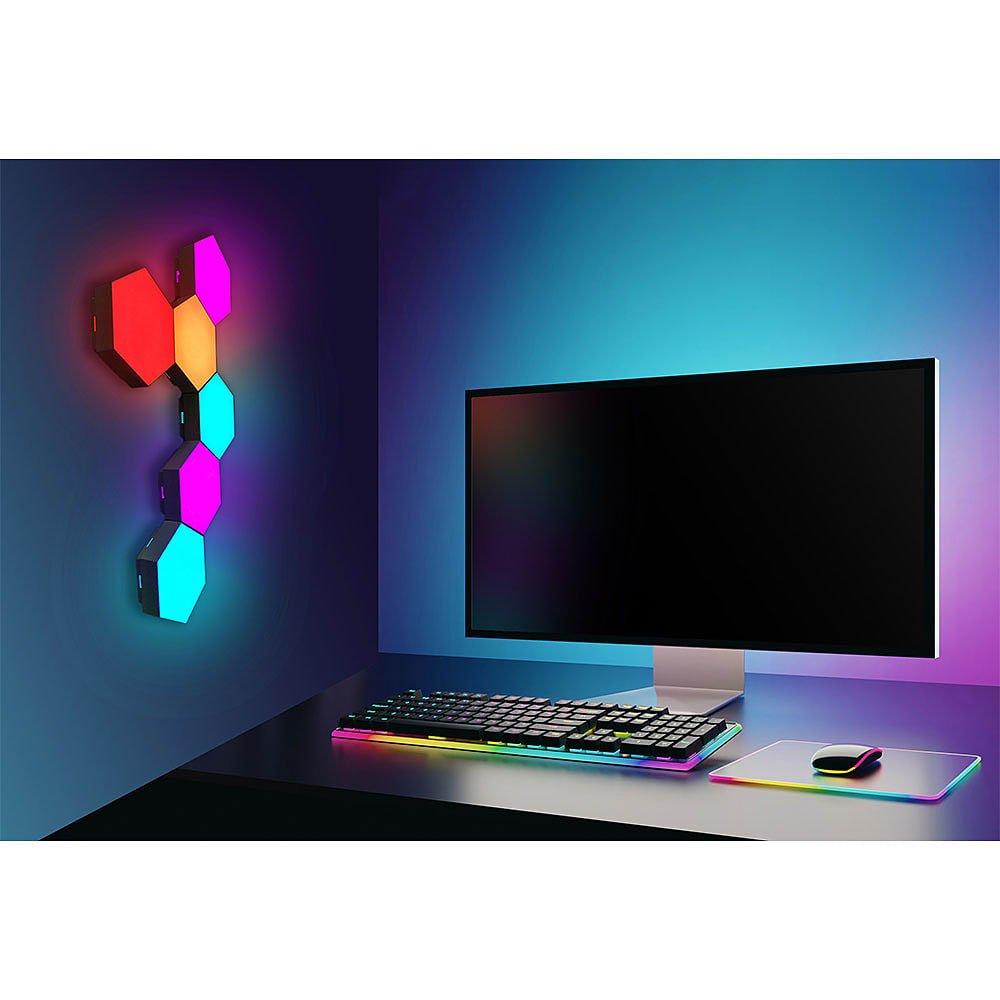 Multi Kleur - Numskull - Numskull LED Gaming Lights - Hexagon - 8