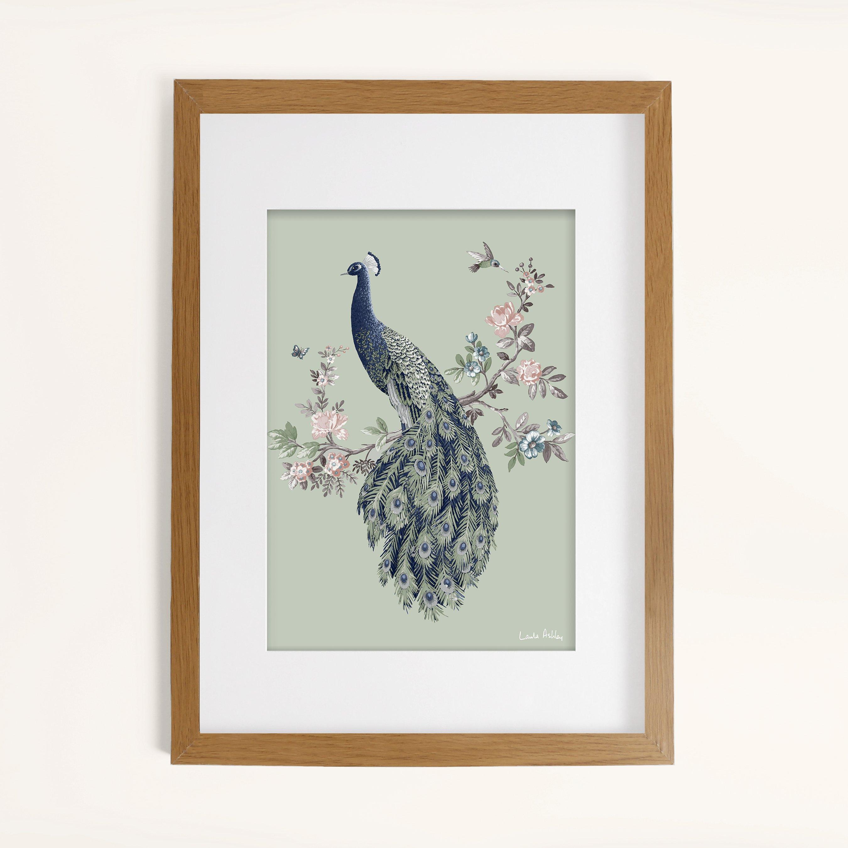 Green - Laura Ashley - Belvedere Print in a Wood Frame - 1