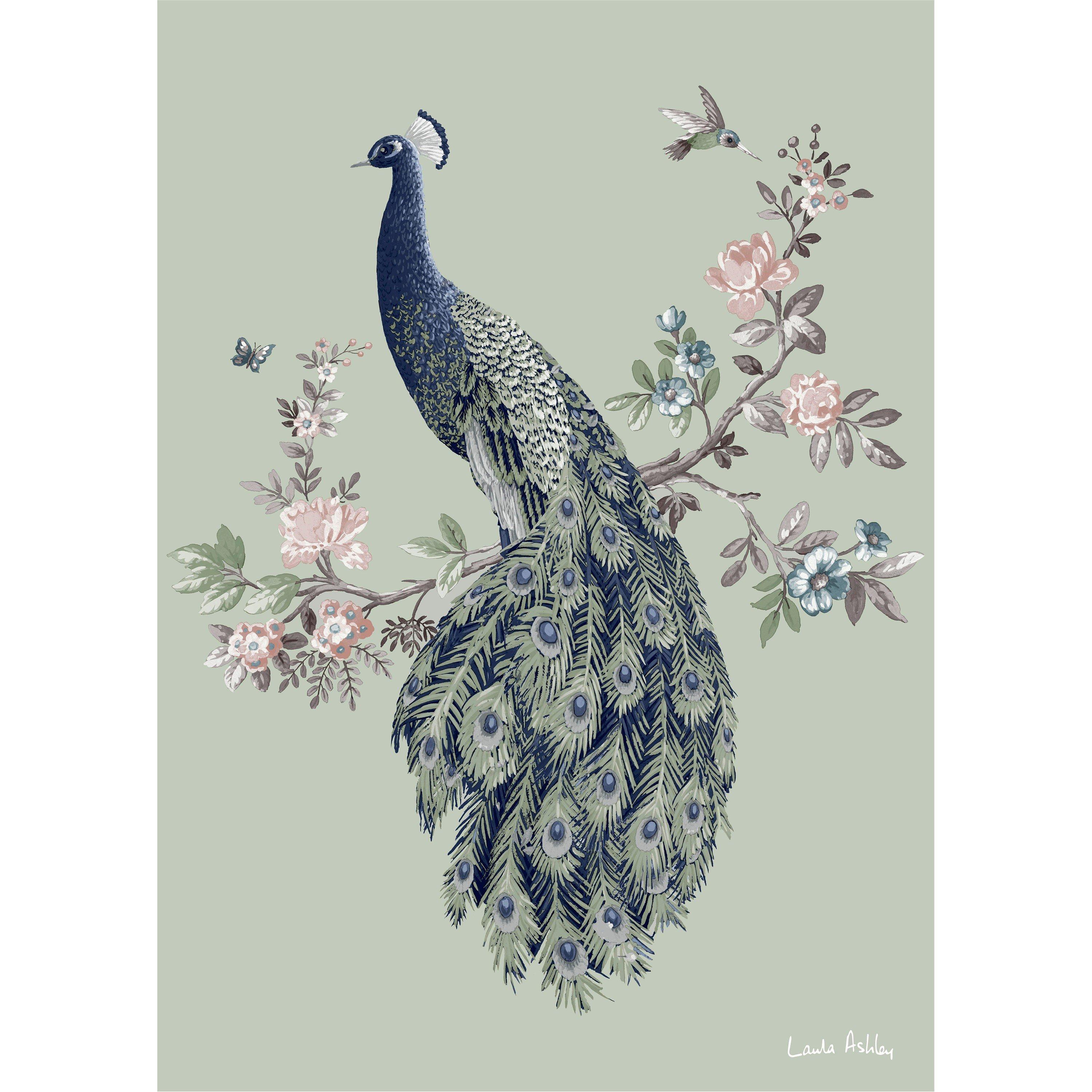 Green - Laura Ashley - Belvedere Print in a Wood Frame - 3