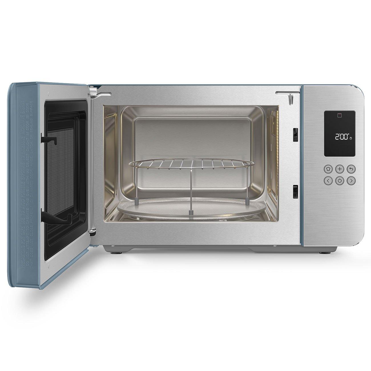 Matte Black - Smeg - Microwave with Grill in Matte Black - 2