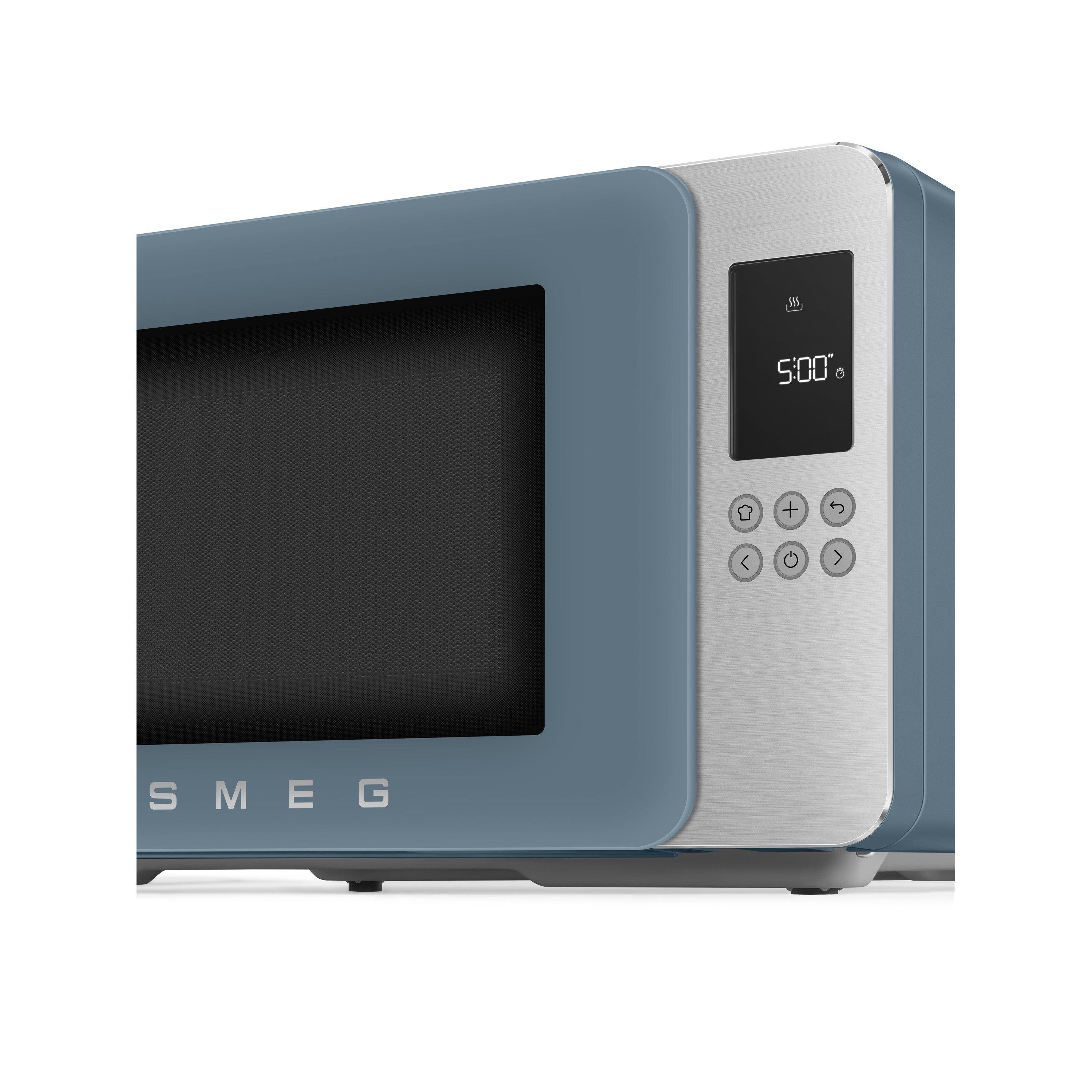 Matte Black - Smeg - Microwave with Grill in Matte Black - 3