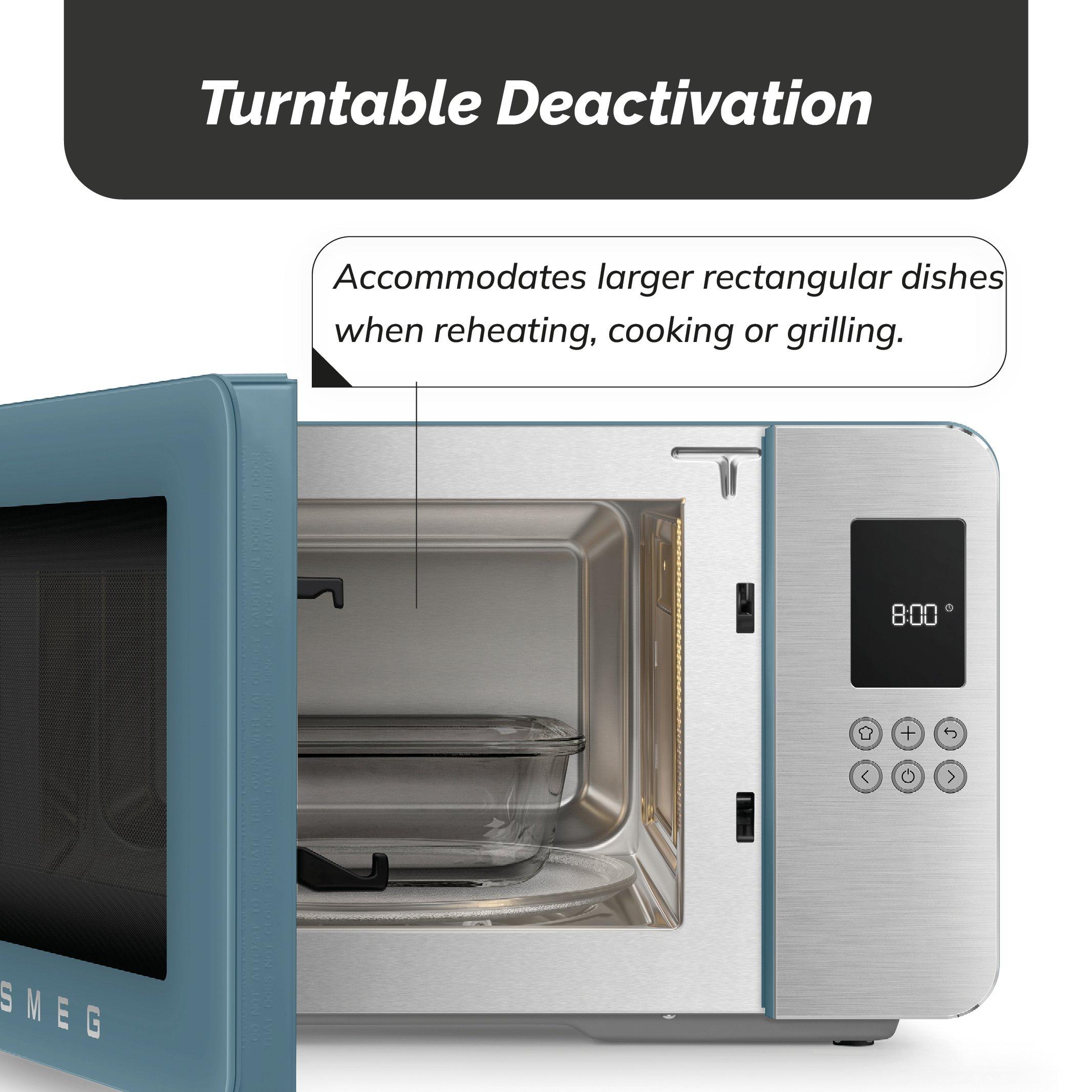 Matte Black - Smeg - Microwave with Grill in Matte Black - 10