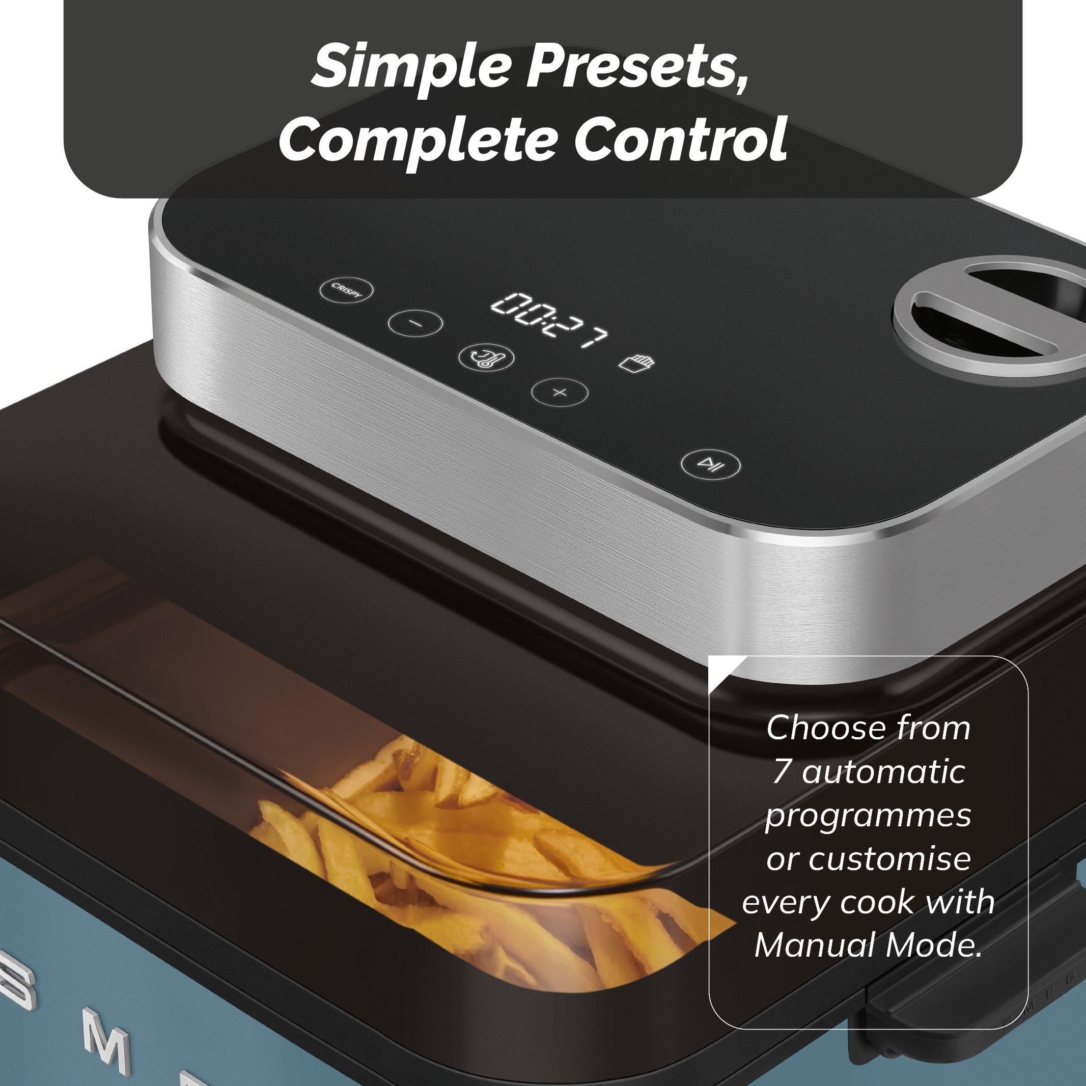 Storm Blue - Smeg - Smeg Dual Flavour AirFryer  7 Automatic Programme - 5