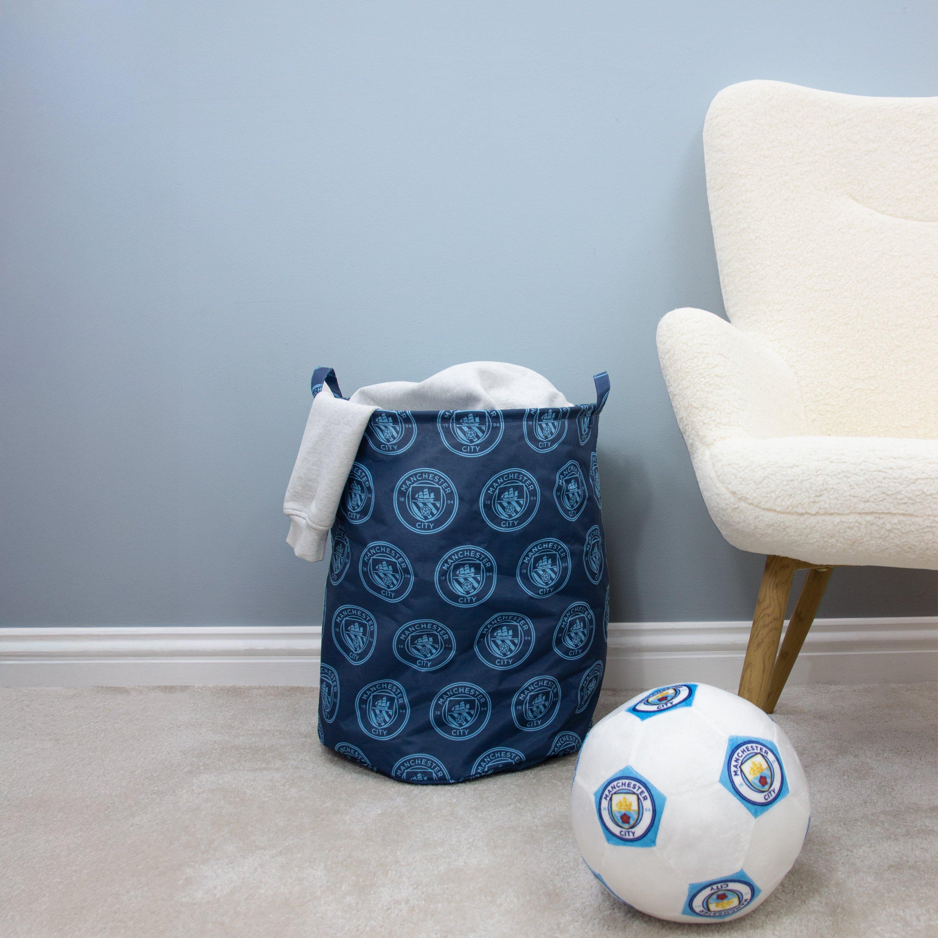 Multi - Manchester City FC - Man City Score Fabric Storage Hamper - 3