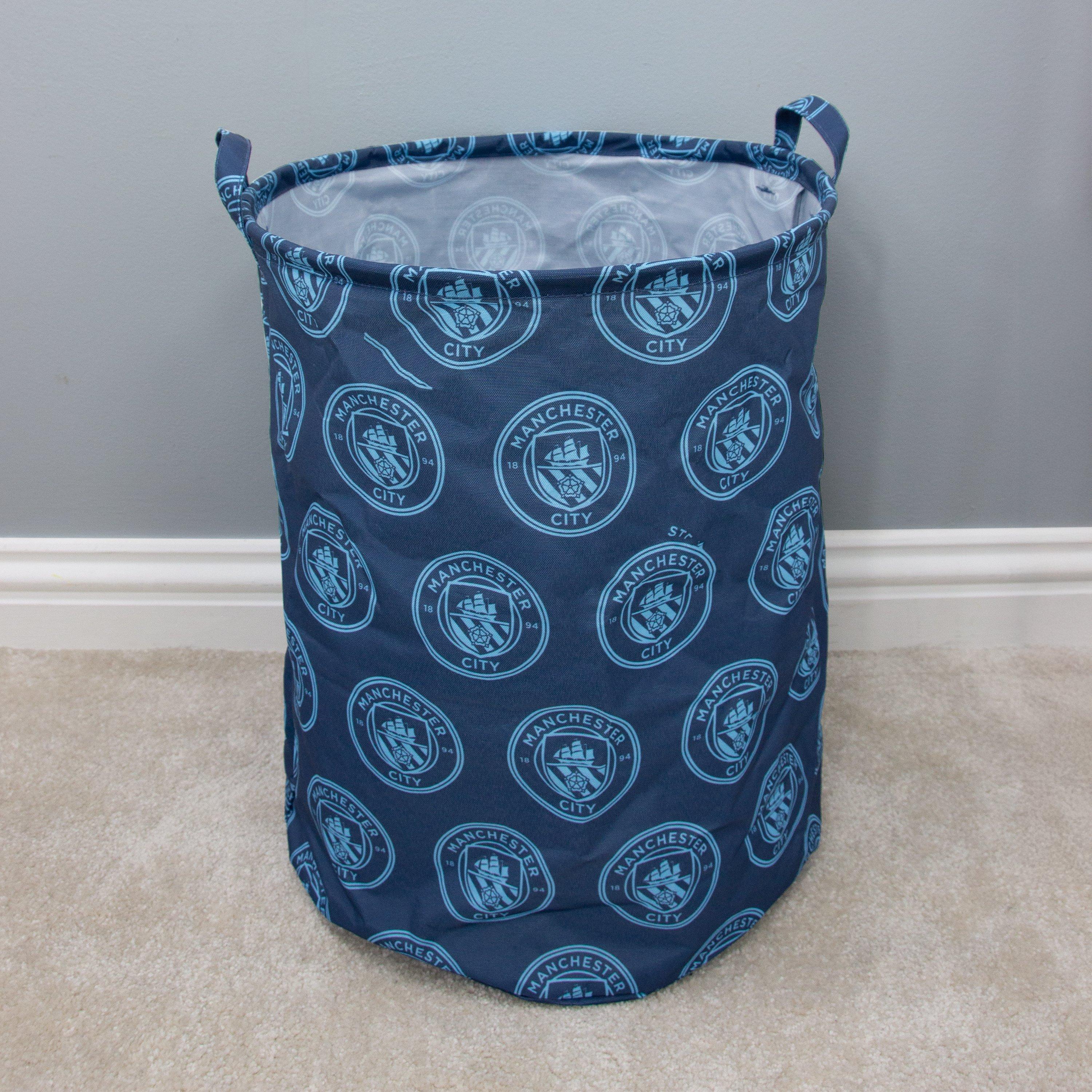 Multi - Manchester City FC - Man City Score Fabric Storage Hamper - 4