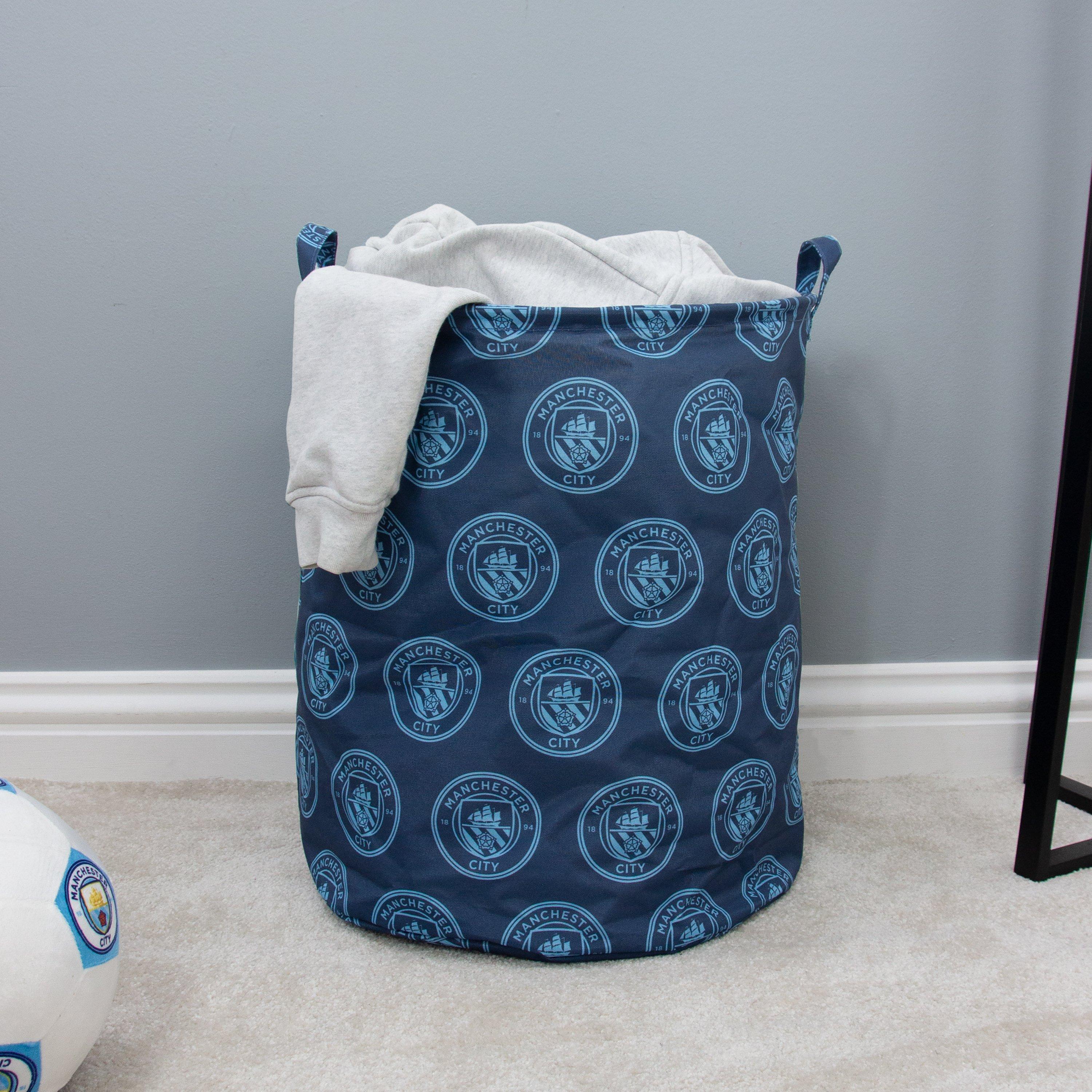 Multi - Manchester City FC - Man City Score Fabric Storage Hamper - 6