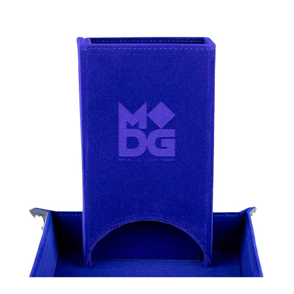 Mercadoria - Asmodee - Fold Up Velvet Dice Tower: Blue - 1