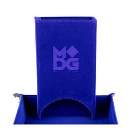 Asmodee GAME Fold Up Velvet Dice Tower: Blue