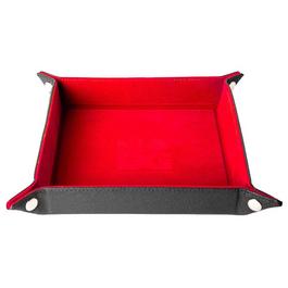 Asmodee GAME Fold Up Velvet Dice Tray: Red