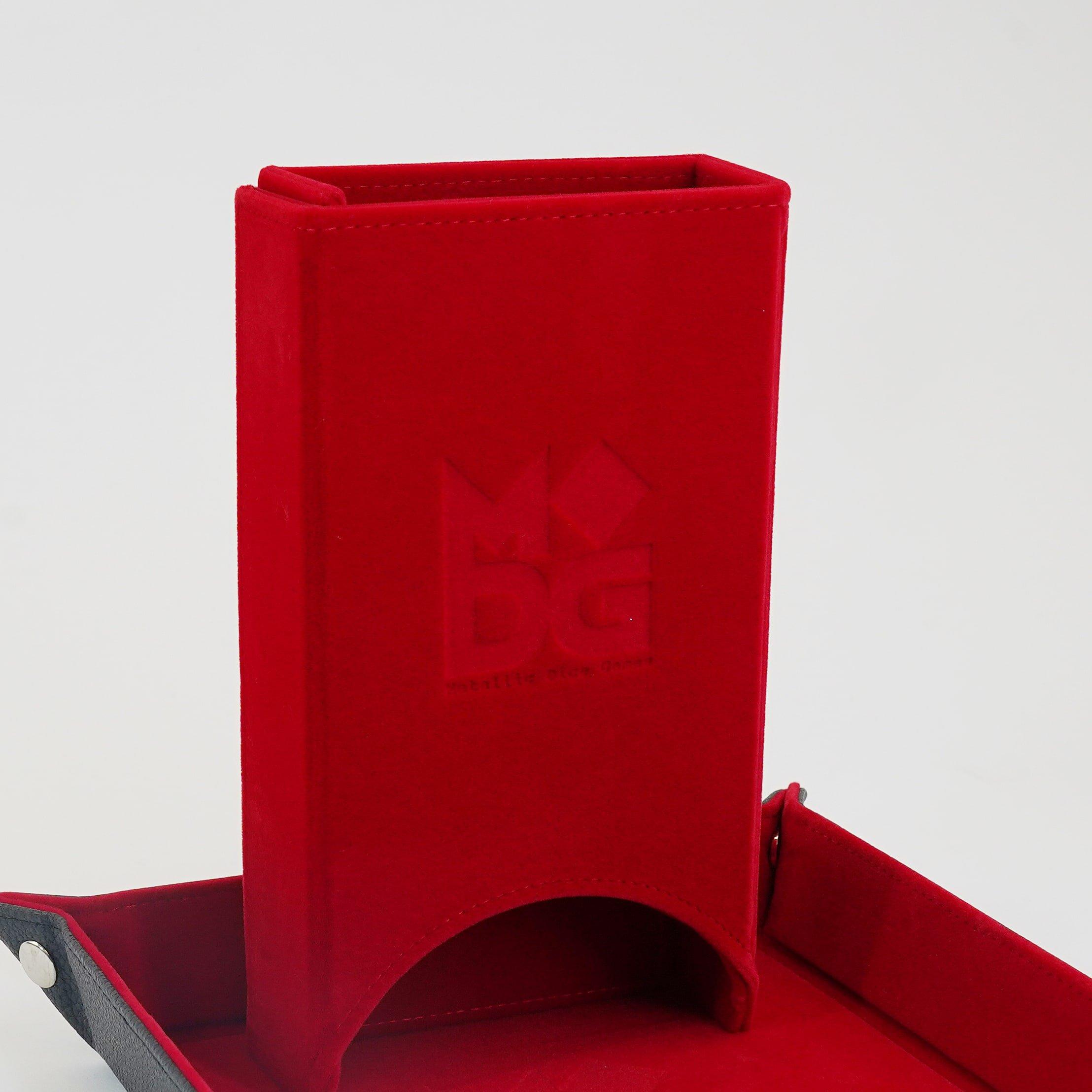 Waren - Asmodee - Fold Up Velvet Dice Tower: Red - 2