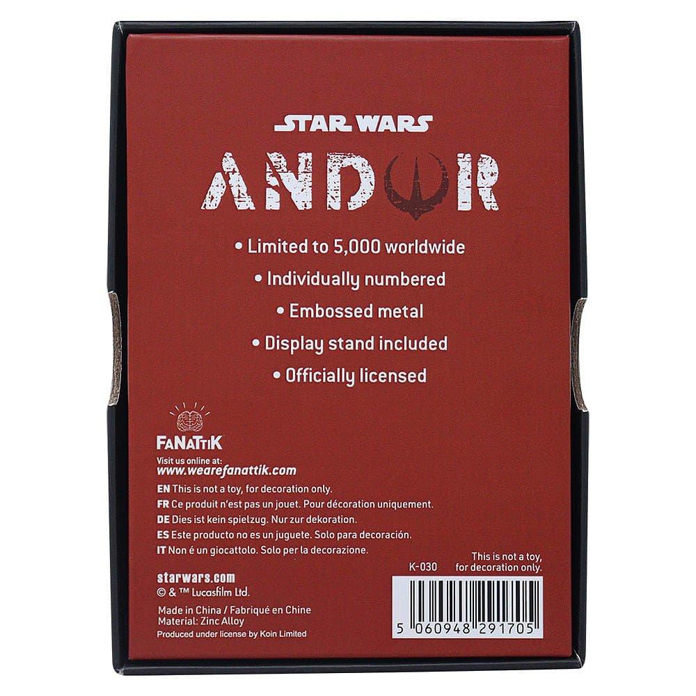 Merchandise - Star Wars - Andor Metal Ingot - Limited Edition - 3